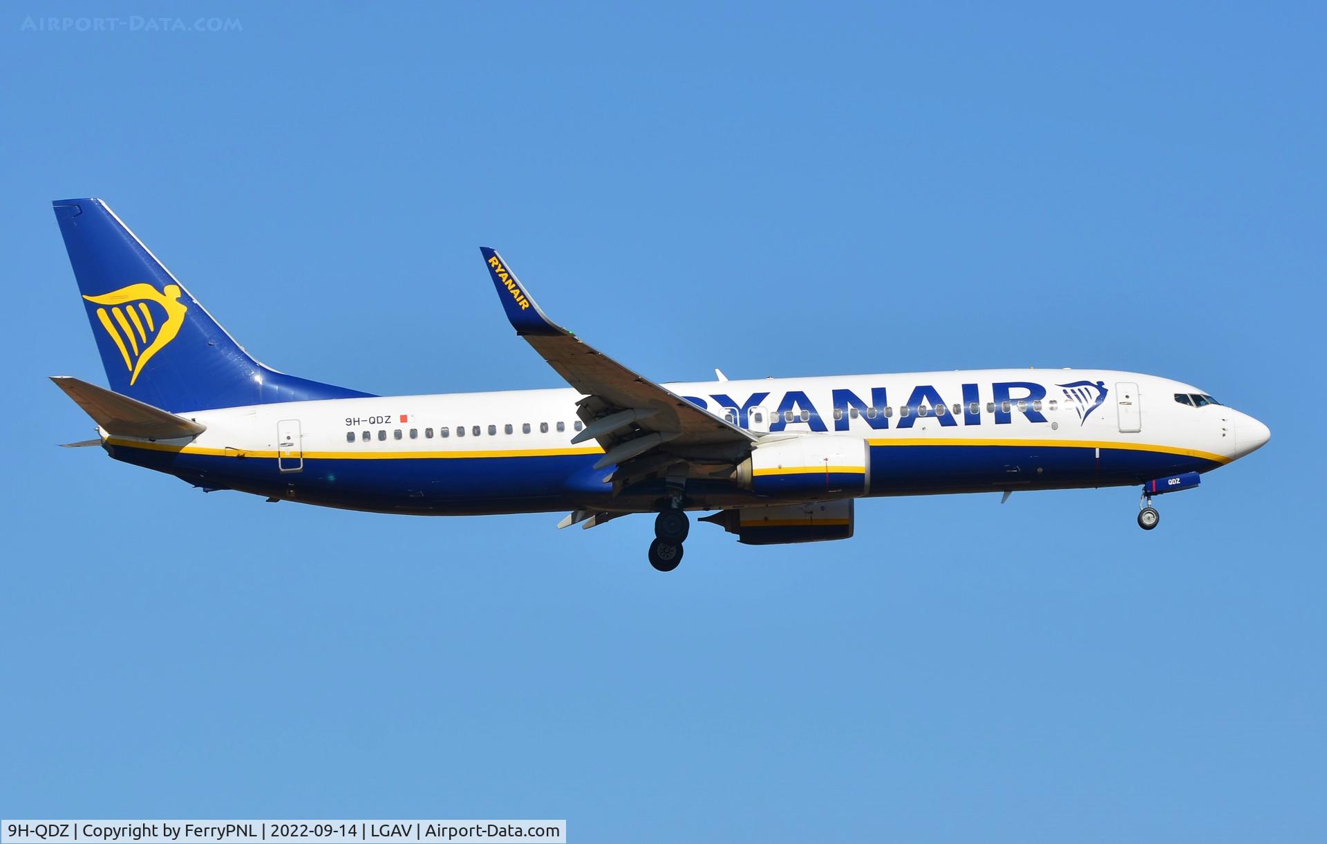 9H-QDZ, 2017 Boeing 737-8AS C/N 44788, Arrival of Ryanair B738