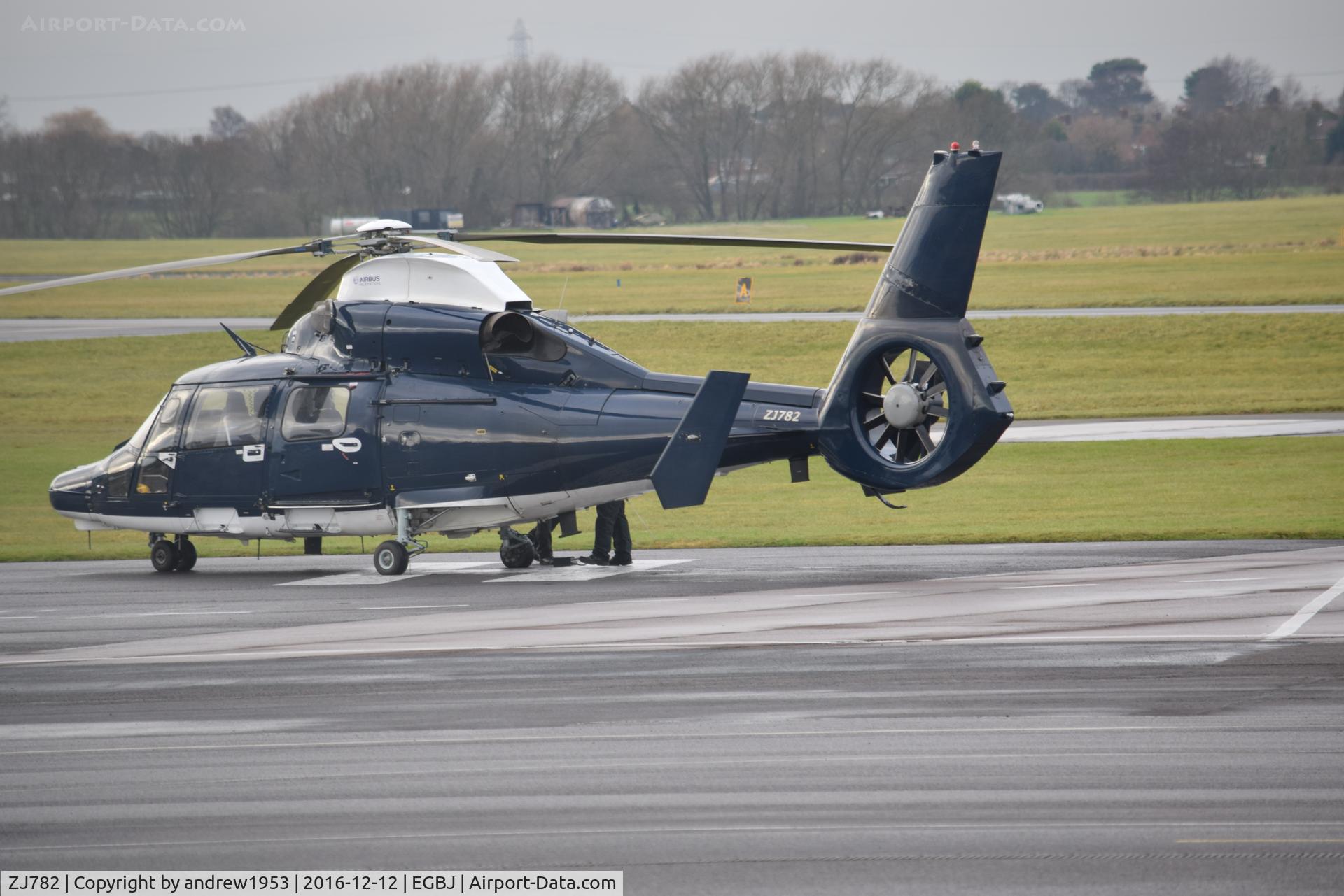 ZJ782, 2007 Eurocopter AS-365N-3 Dauphin 2 C/N 6816, ZJ782 at Gloucestershire Airport.