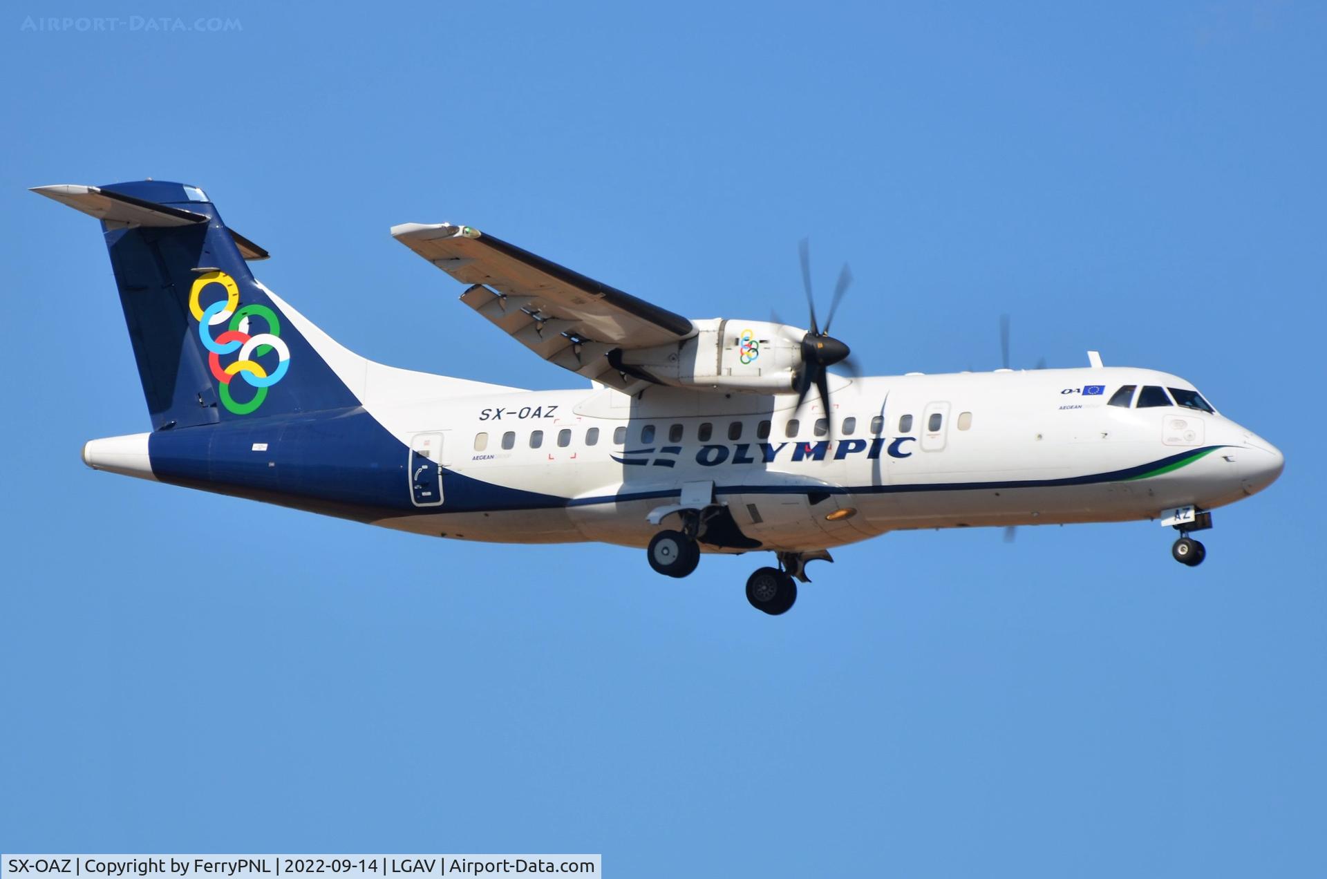 SX-OAZ, 2013 ATR 42-600 C/N 1005, Arrival of Olympic Air ATR42