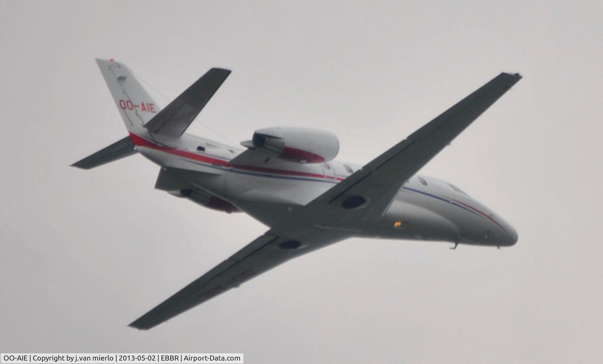 OO-AIE, 2007 Cessna 560XL Citation XLS C/N 560-5733, T/O BRU 07R