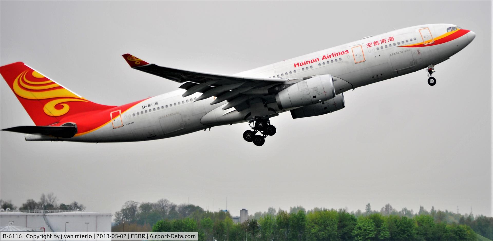 B-6116, 2007 Airbus A330-243 C/N 875, T/O BRU 07R