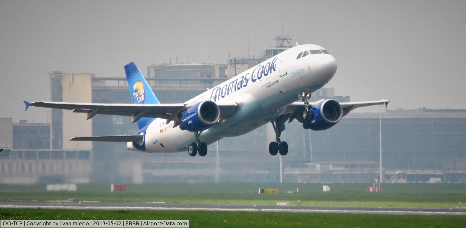 OO-TCP, 1996 Airbus A320-214 C/N 653, T/O BRU 07R