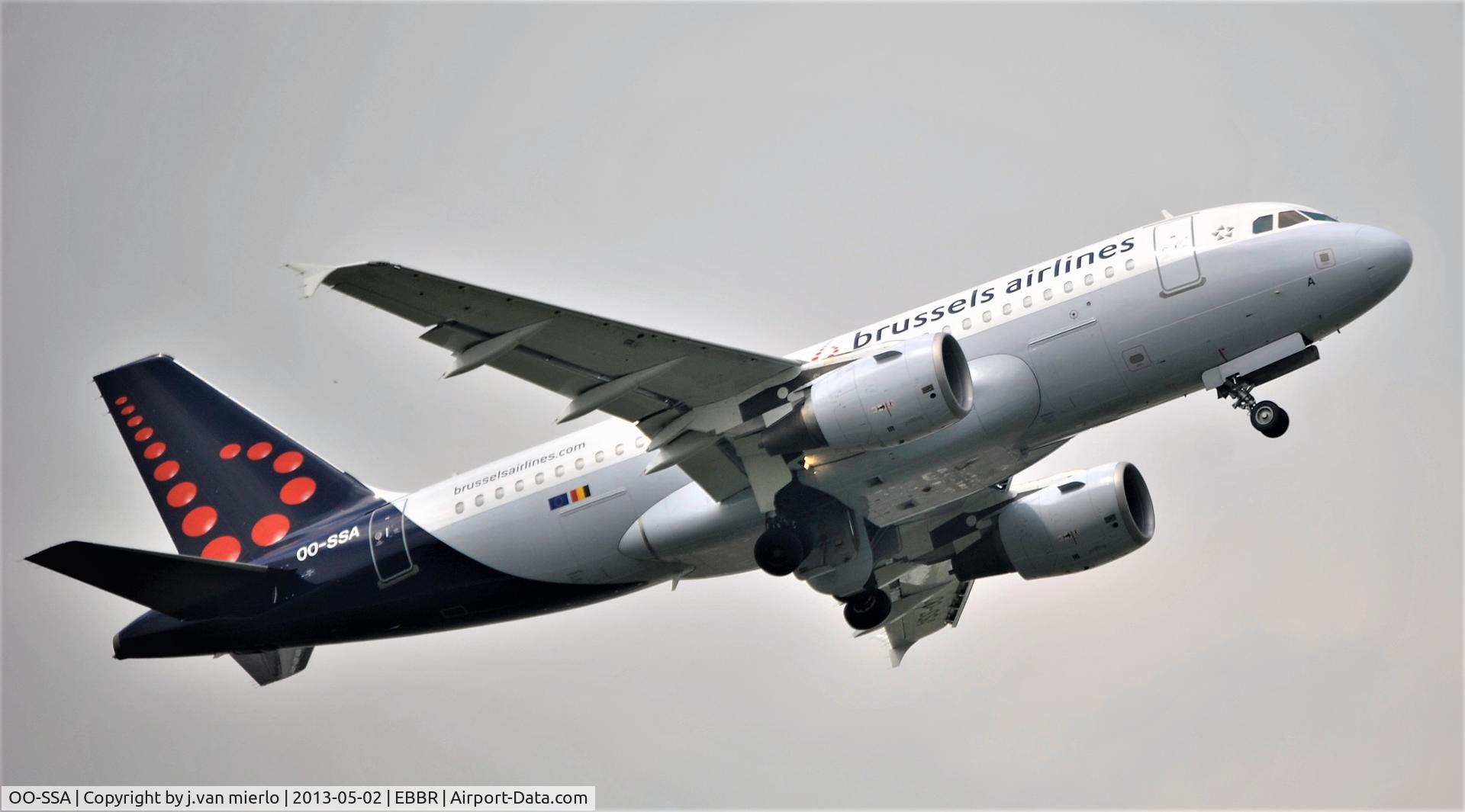OO-SSA, 2005 Airbus A319-111 C/N 2392, T/O BRU 07R