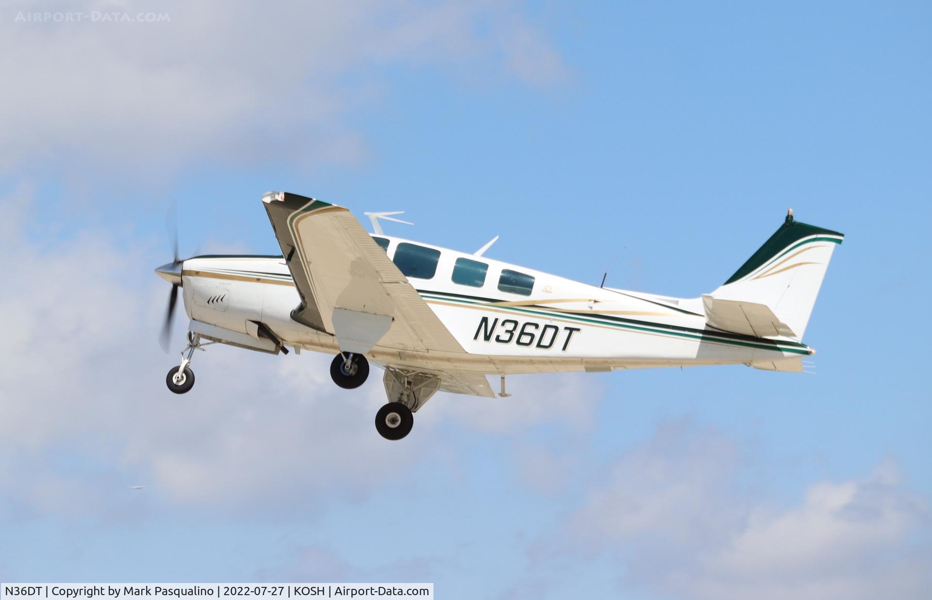 N36DT, 1979 Beech A36 Bonanza 36 C/N E-1496, Beech A36