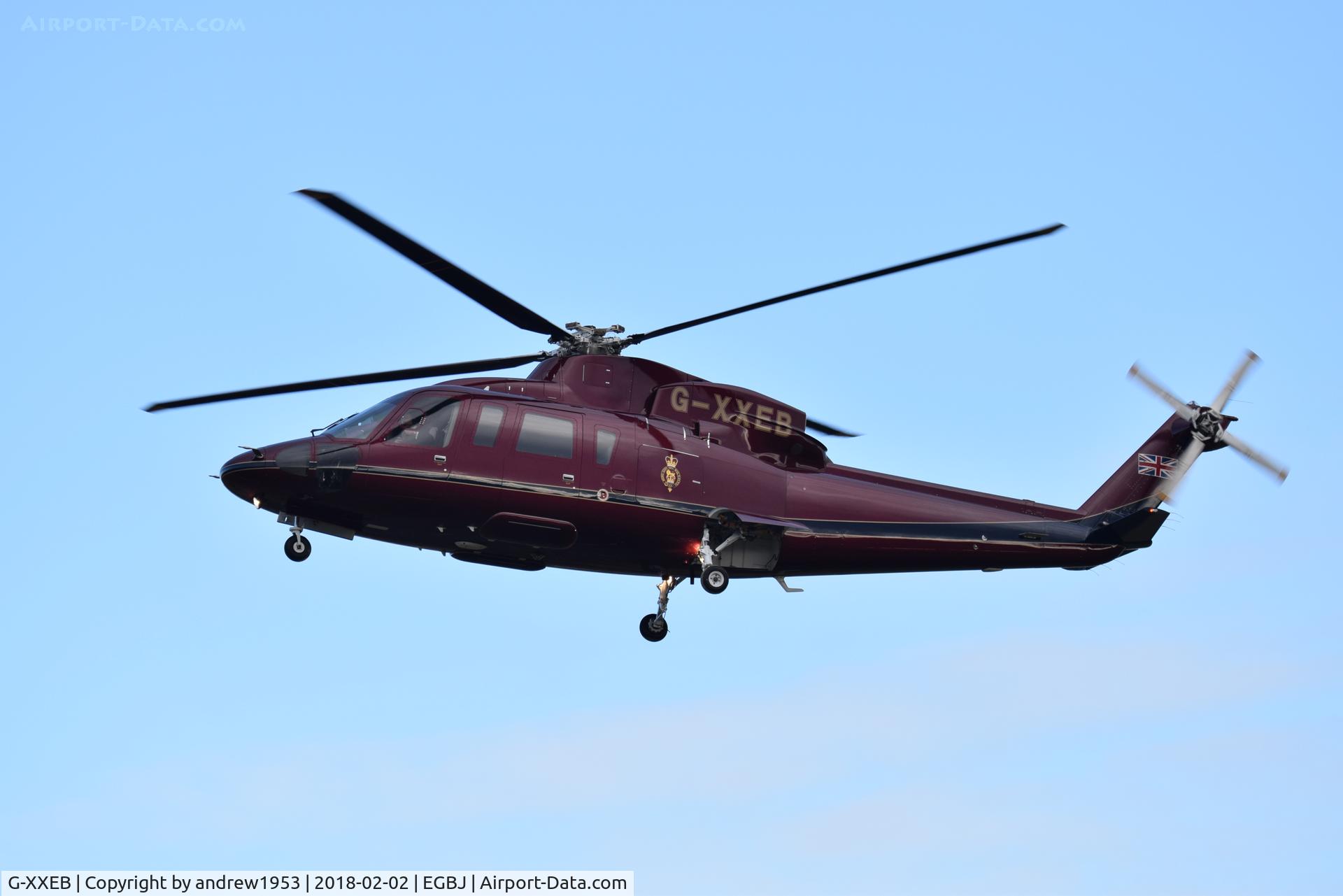 G-XXEB, 2009 Sikorsky S-76C C/N 760753, G-XXEB at Gloucestershire Airport.