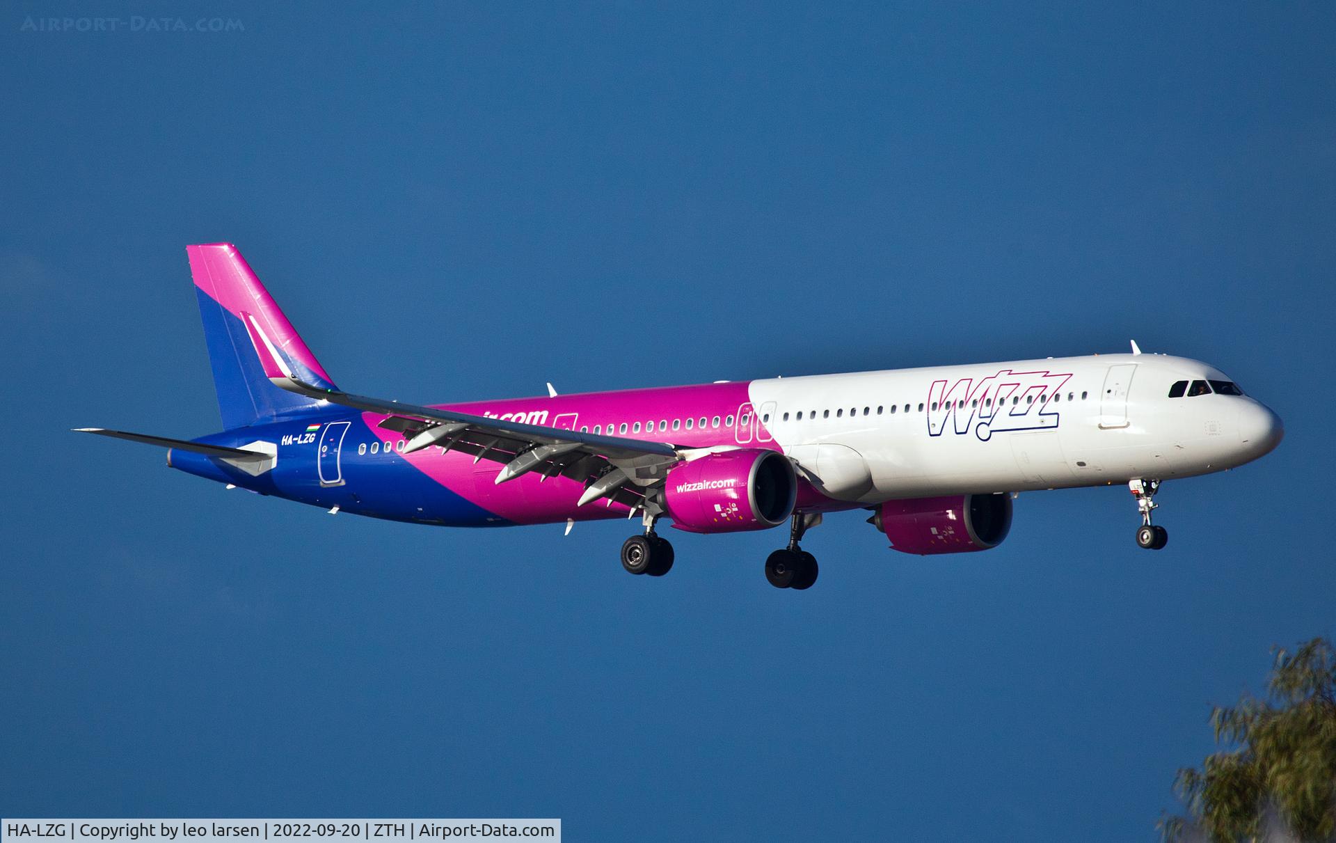 HA-LZG, 2021 Airbus A321-271NX C/N 10753, Zakynthos 20.9.2022