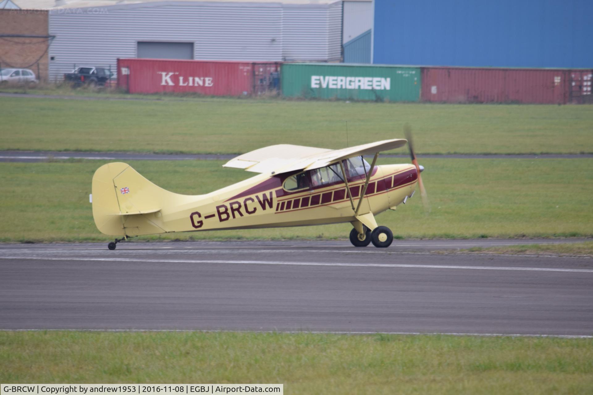 G-BRCW, 1946 Aeronca 11BC Chief C/N 11AC-366, G-BRCW at Gloucestershire Airport.