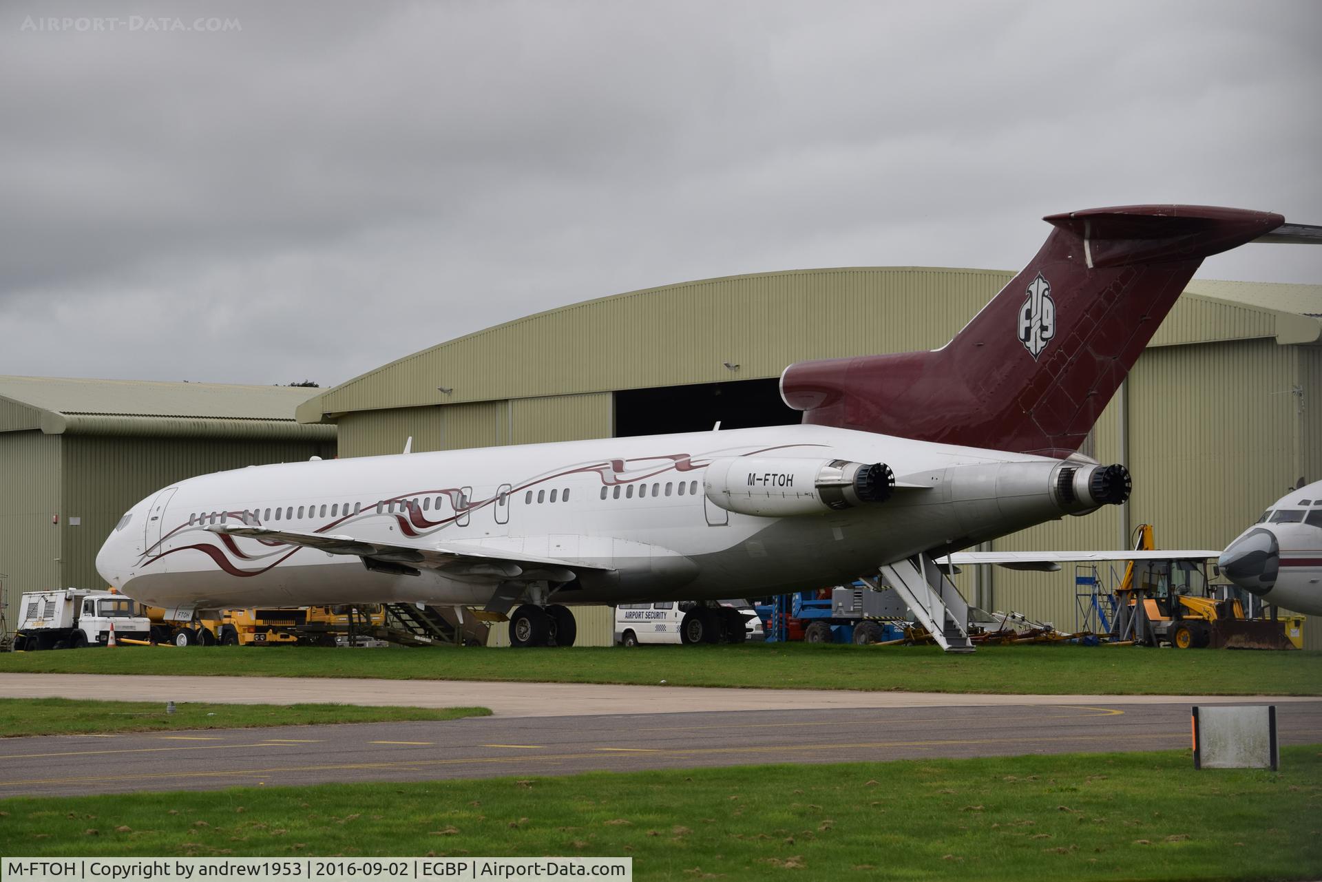 M-FTOH, 1980 Boeing 727-269 C/N 22359, M-FTOH at Cotswold Airport.