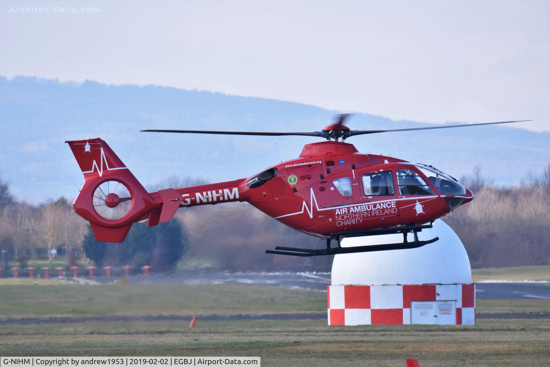 G-NIHM, 2000 Eurocopter EC-135T-2 C/N 0147, G-NIHM at Gloucestershire Airport.