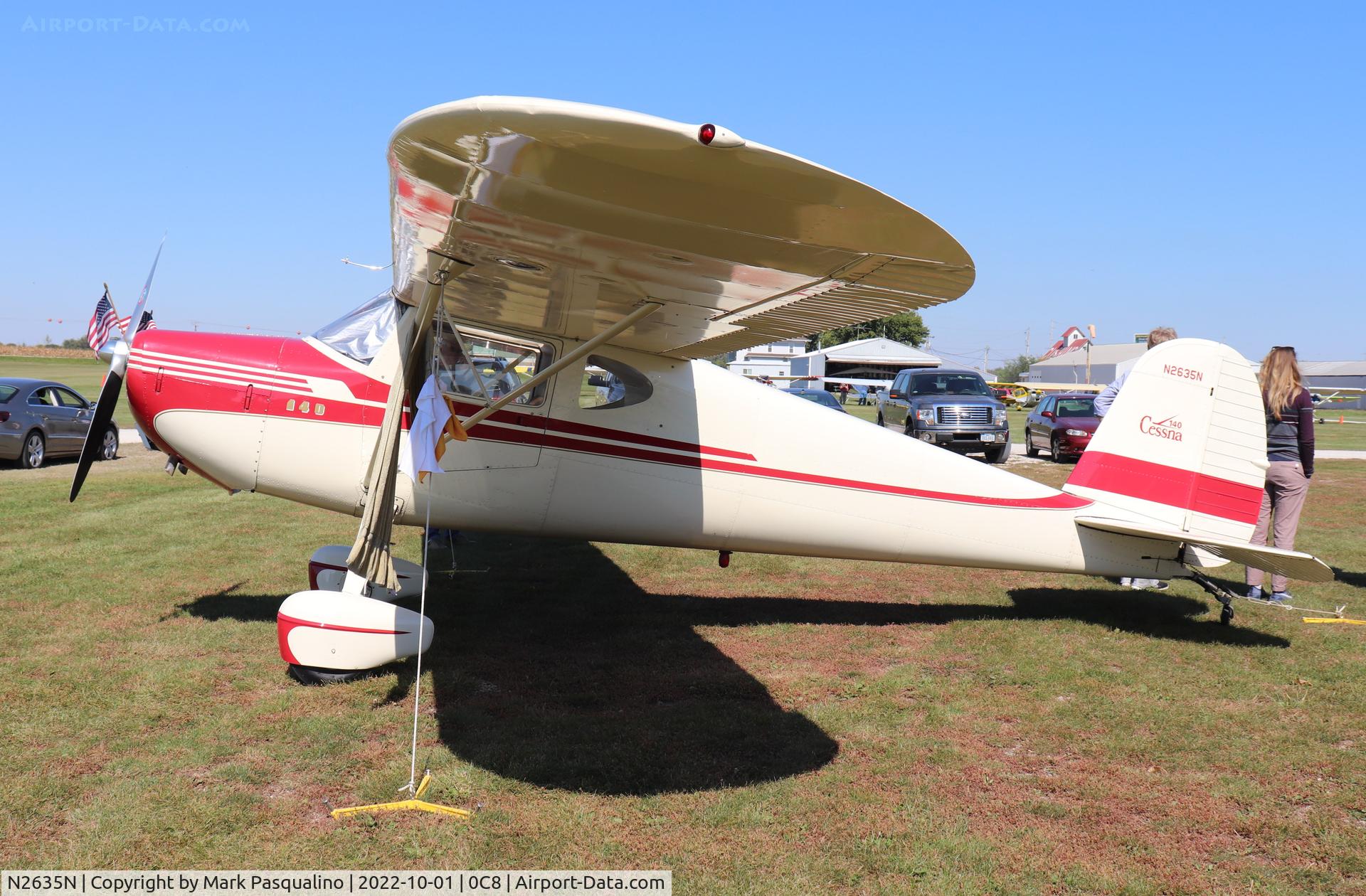 N2635N, 1947 Cessna 140 C/N 12893, Cessna 140