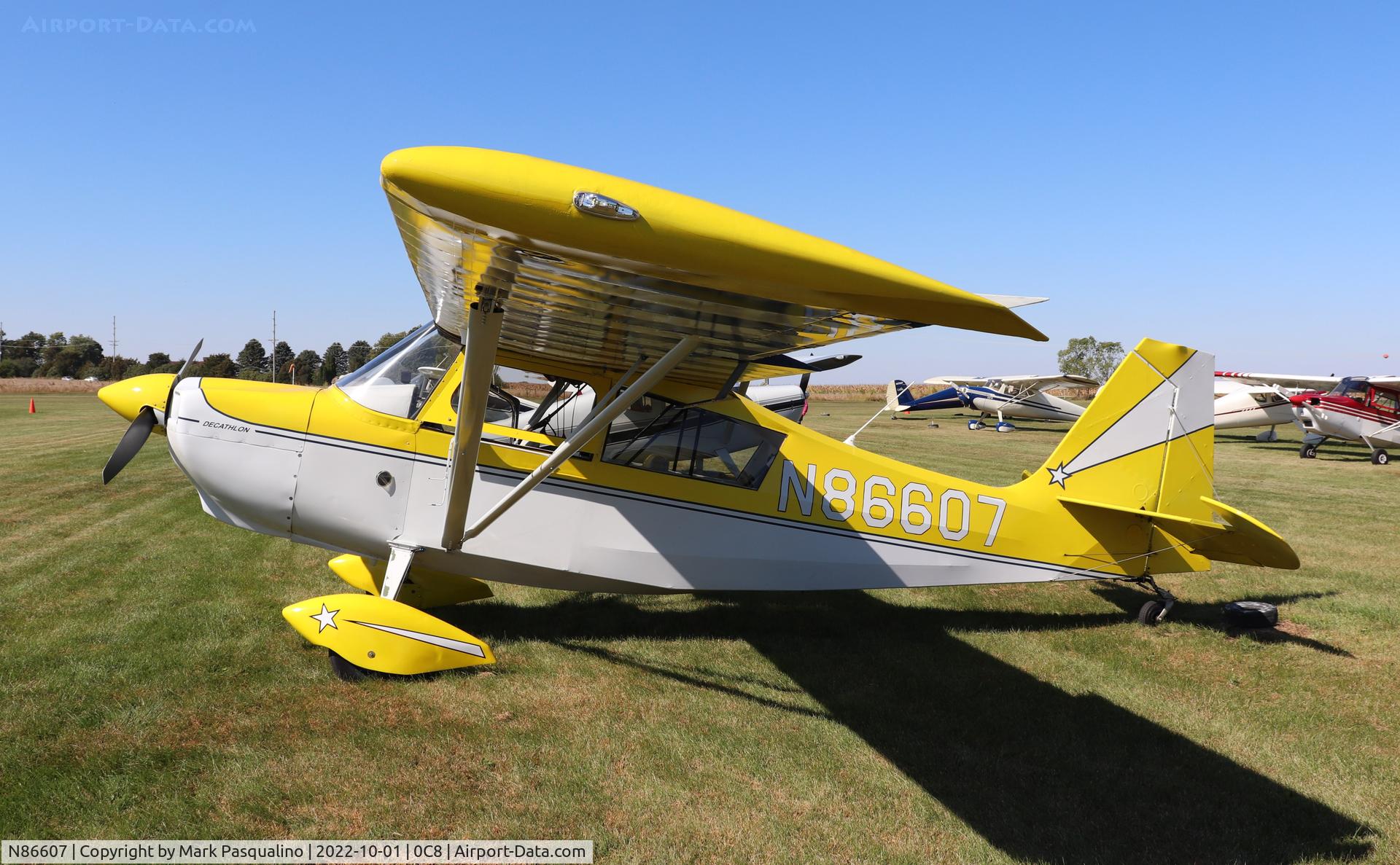 N86607, 1973 Bellanca 8KCAB Decathlon C/N 138-74, Bellanca 8KCAB