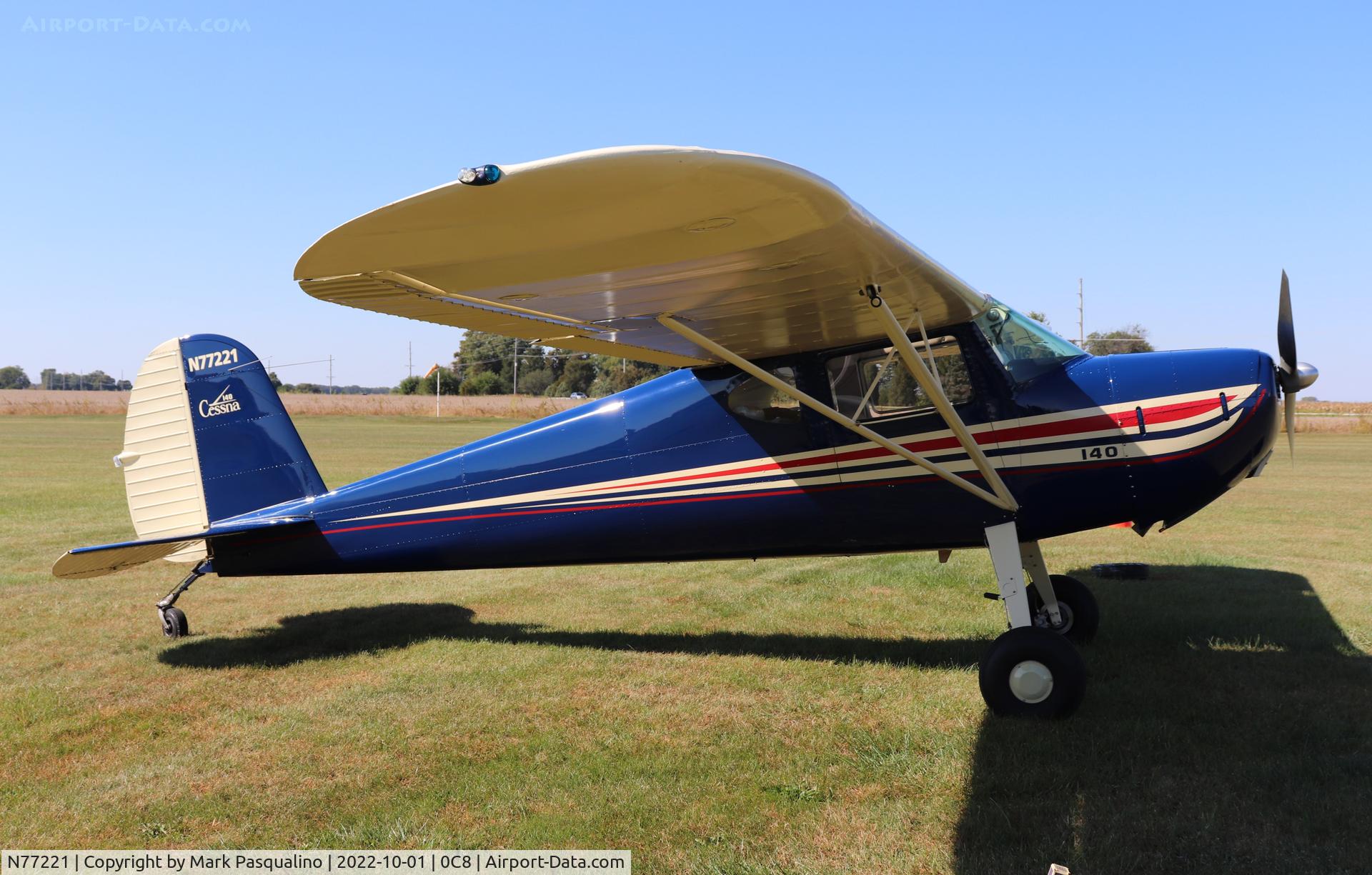 N77221, 1946 Cessna 140 C/N 11683, Cessna 140