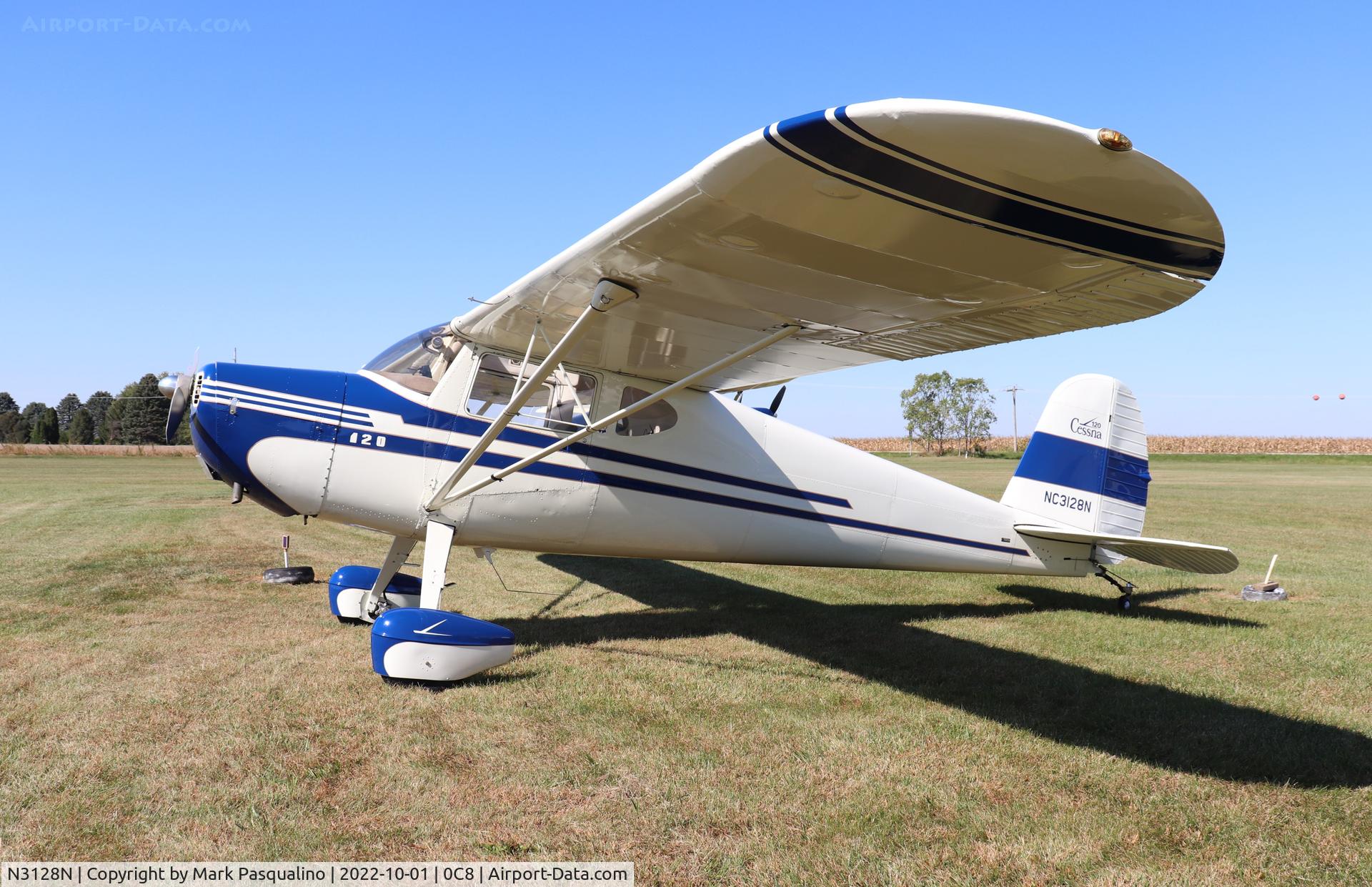 N3128N, 1947 Cessna 120 C/N 13386, Cessna 120
