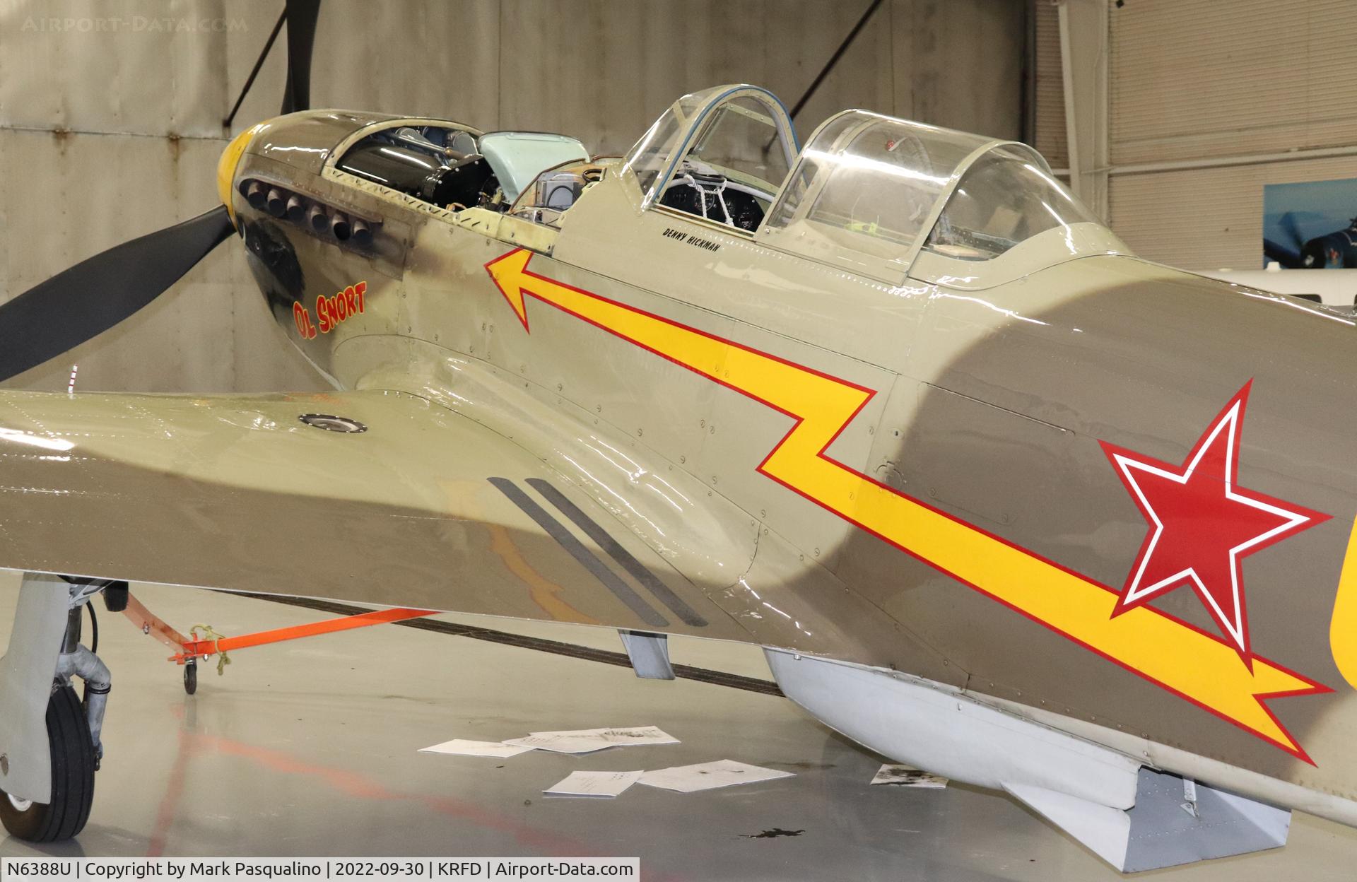 N6388U, 2000 Yakovlev Yak-9U-M C/N 0470407, Yakovlev Yak-9U-M