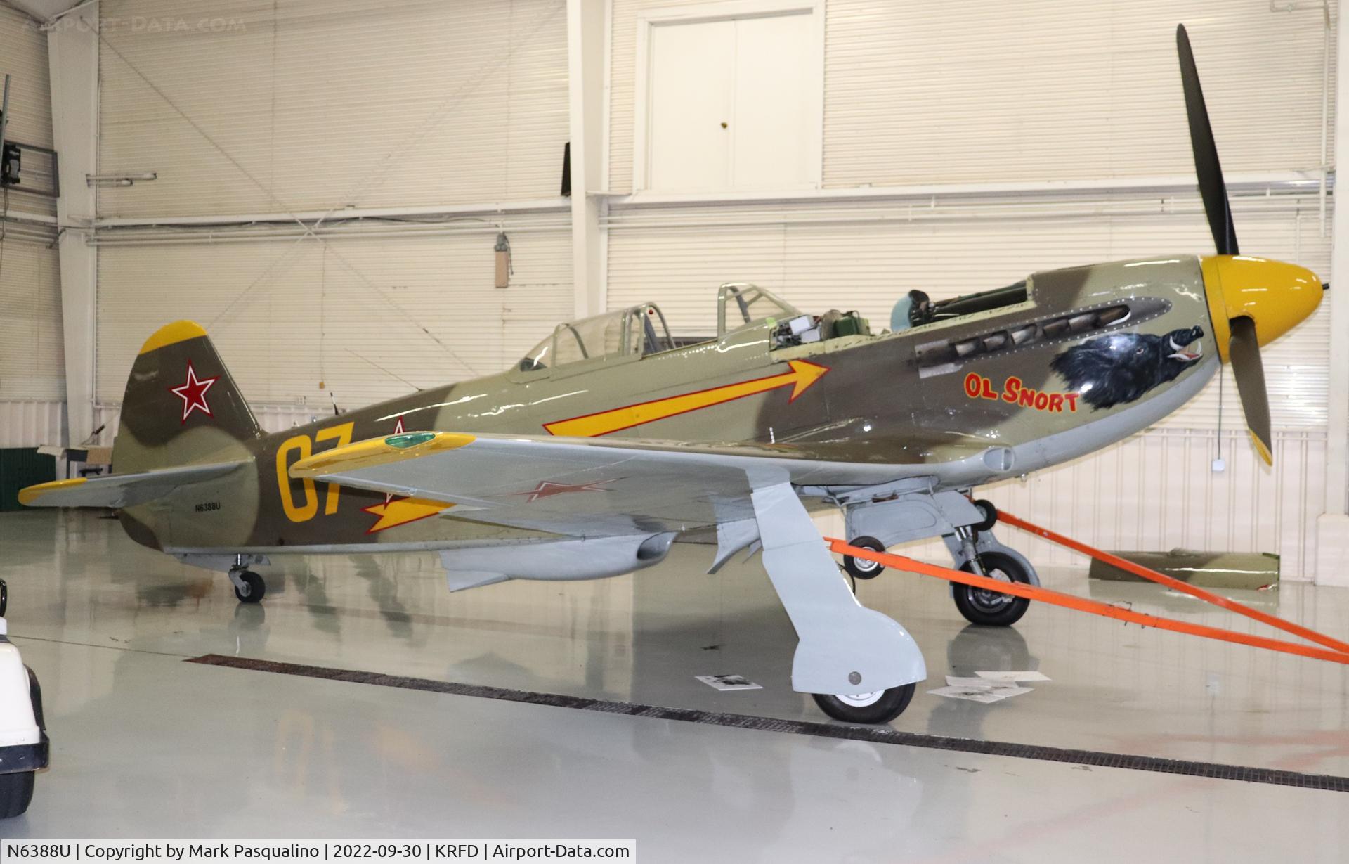 N6388U, 2000 Yakovlev Yak-9U-M C/N 0470407, Yakovlev Yak-9U-M