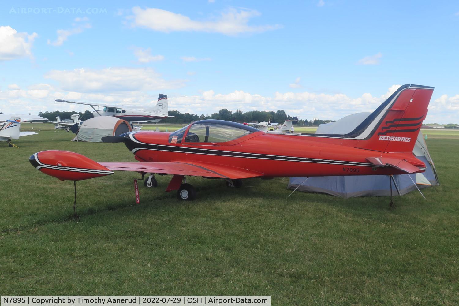 N7895, 1968 SIAI-Marchetti F-260 C/N 123, 1968 SIAI-Marchetti F-260, c/n: 123, AirVenture 2022