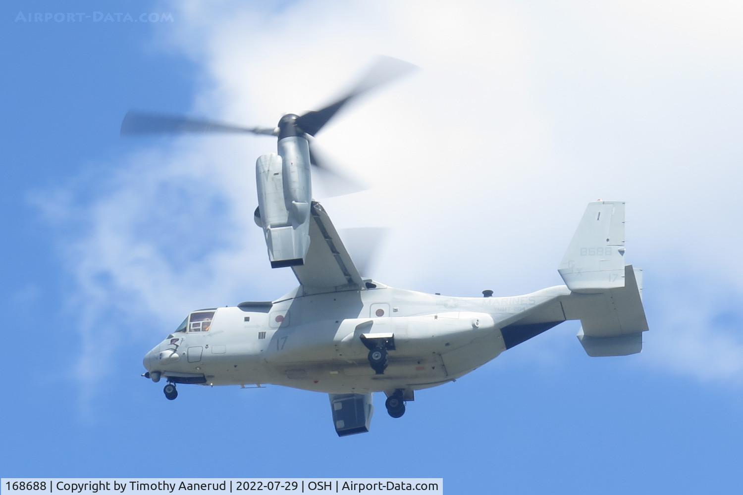 168688, Bell-Boeing MV-22B Osprey C/N D0348, Bell Boeing MV-22B Osprey, c/n: D0348, Arriving Airventure 2022