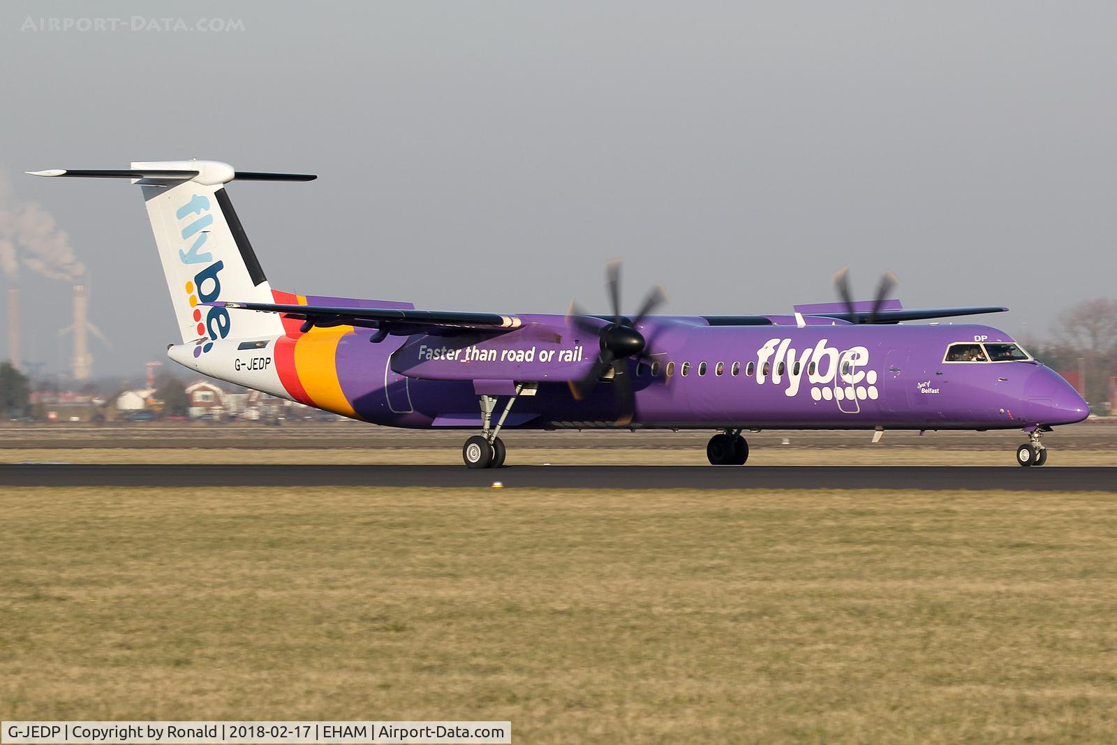 G-JEDP, 2003 De Havilland Canada DHC-8-402Q Dash 8 C/N 4085, at spl