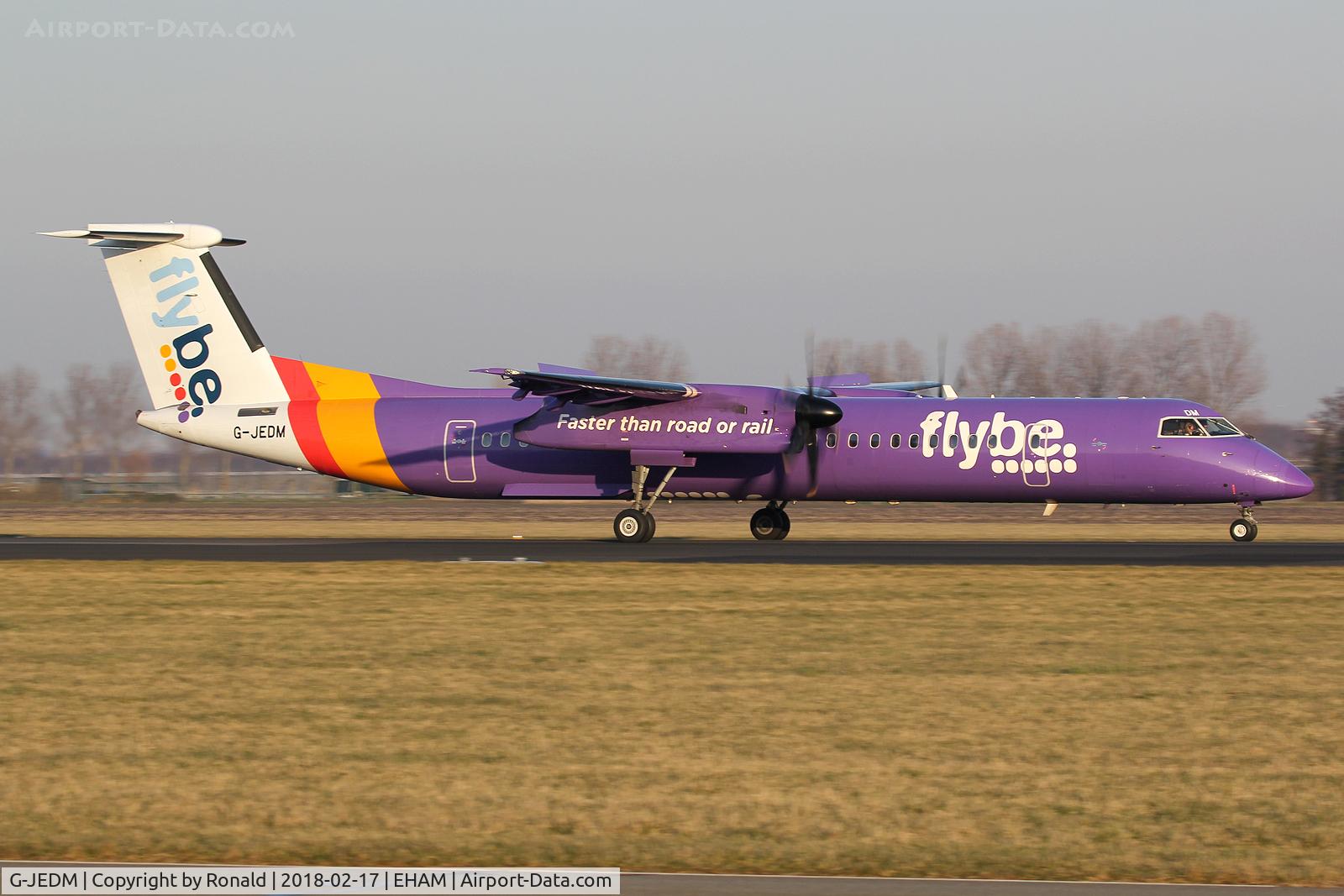 G-JEDM, 2003 De Havilland Canada DHC-8-402Q Dash 8 C/N 4077, at spl