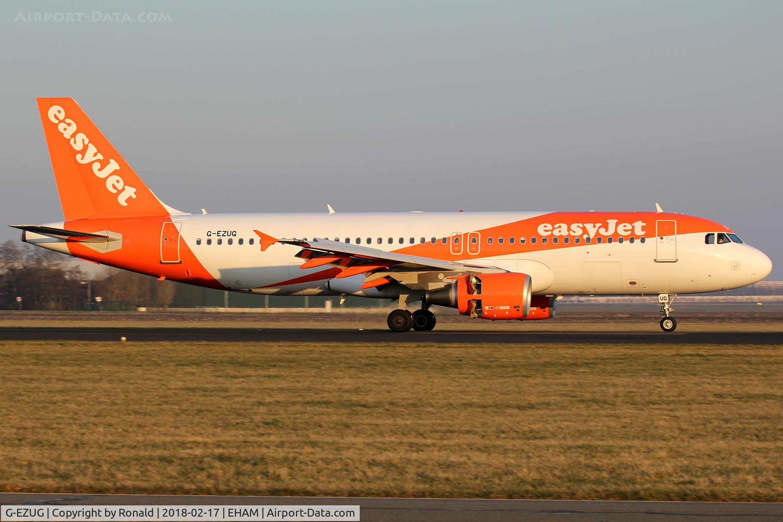 G-EZUG, 2011 Airbus A320-214 C/N 4680, at spl