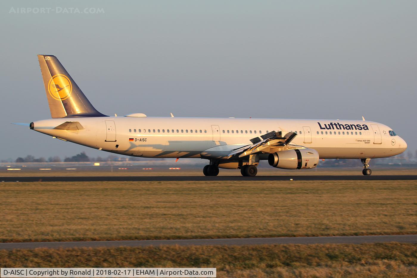 D-AISC, 1999 Airbus A321-231 C/N 1161, at spl