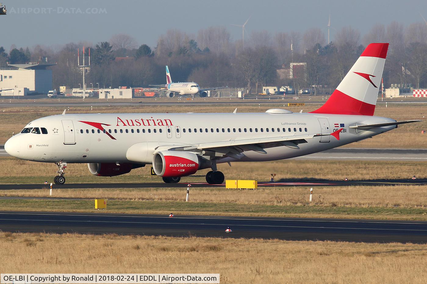 OE-LBI, 2003 Airbus A320-214 C/N 1937, at dus