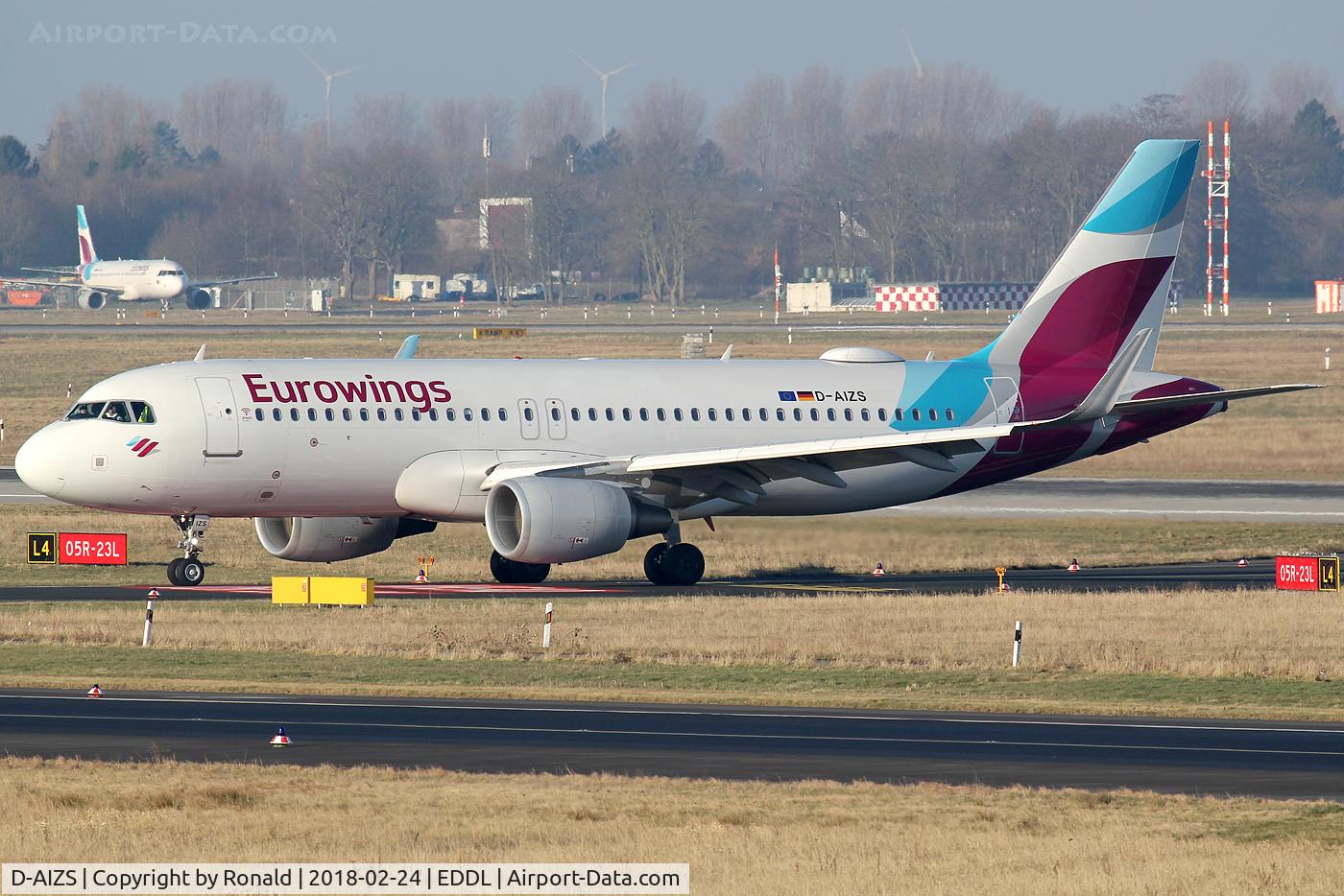 D-AIZS, 2013 Airbus A320-214 C/N 5557, at dus