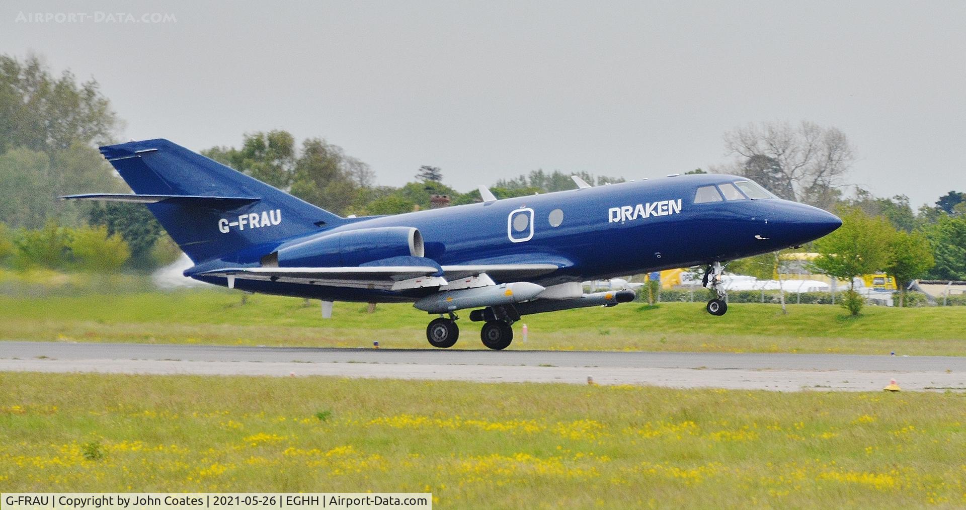 G-FRAU, 1967 Dassault Falcon (Mystere) 20C C/N 97, Departing off 26