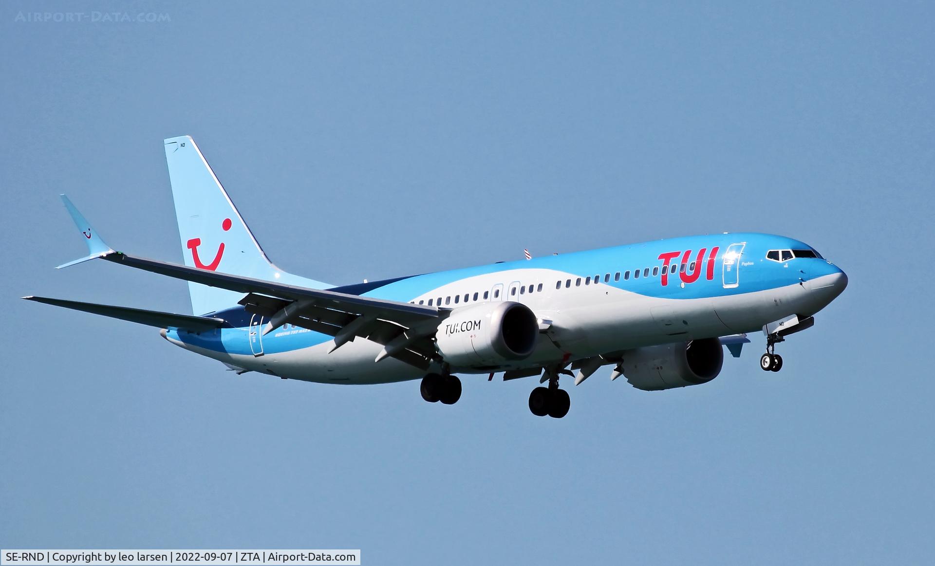 SE-RND, 2021 Boeing 737-8 MAX C/N 44606, Zakynthos 7.9.2022