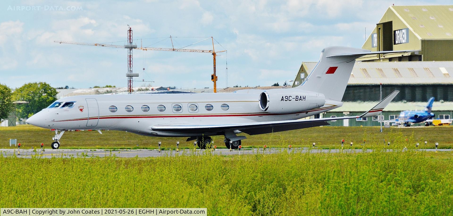 A9C-BAH, 2014 Gulfstream Aerospace G650 (G-VI) C/N 6081, Regular visitor