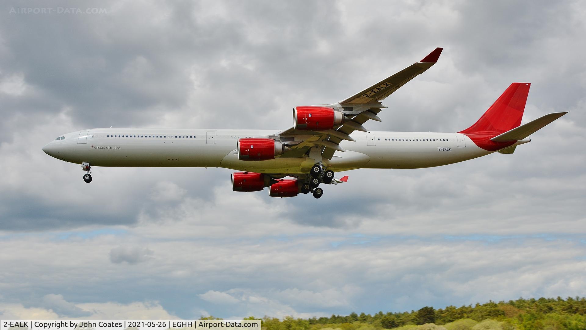 2-EALK, 2006 Airbus A340-642 C/N 768, Finals to 26