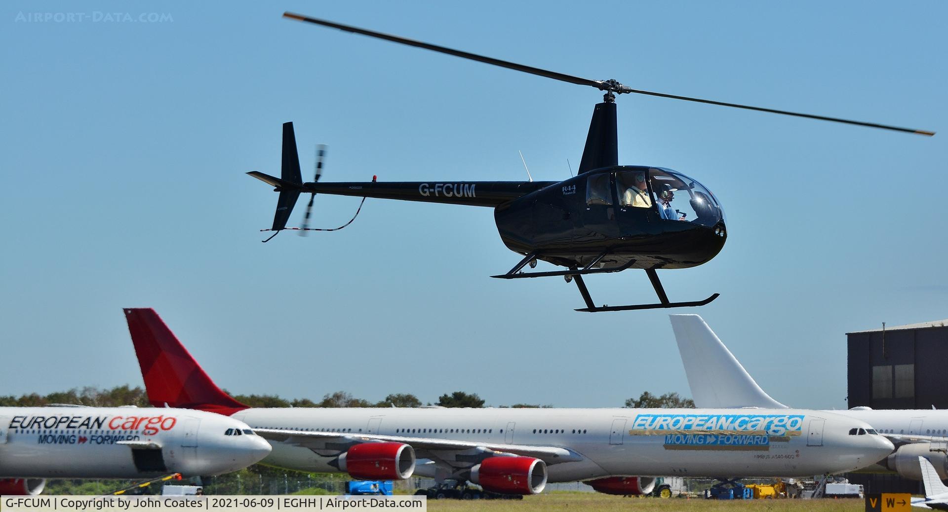 G-FCUM, 2007 Robinson R44 Raven II C/N 11723, Arriving Bliss Avn.