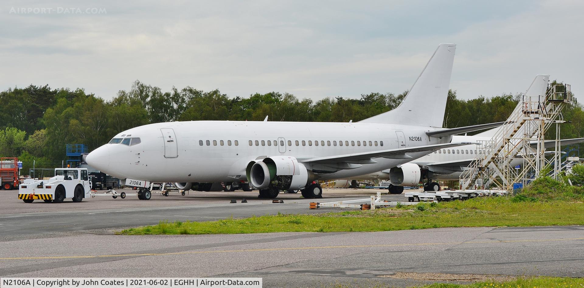 N2106A, 1992 Boeing 737-55D C/N 26542/2337, At European Avn.