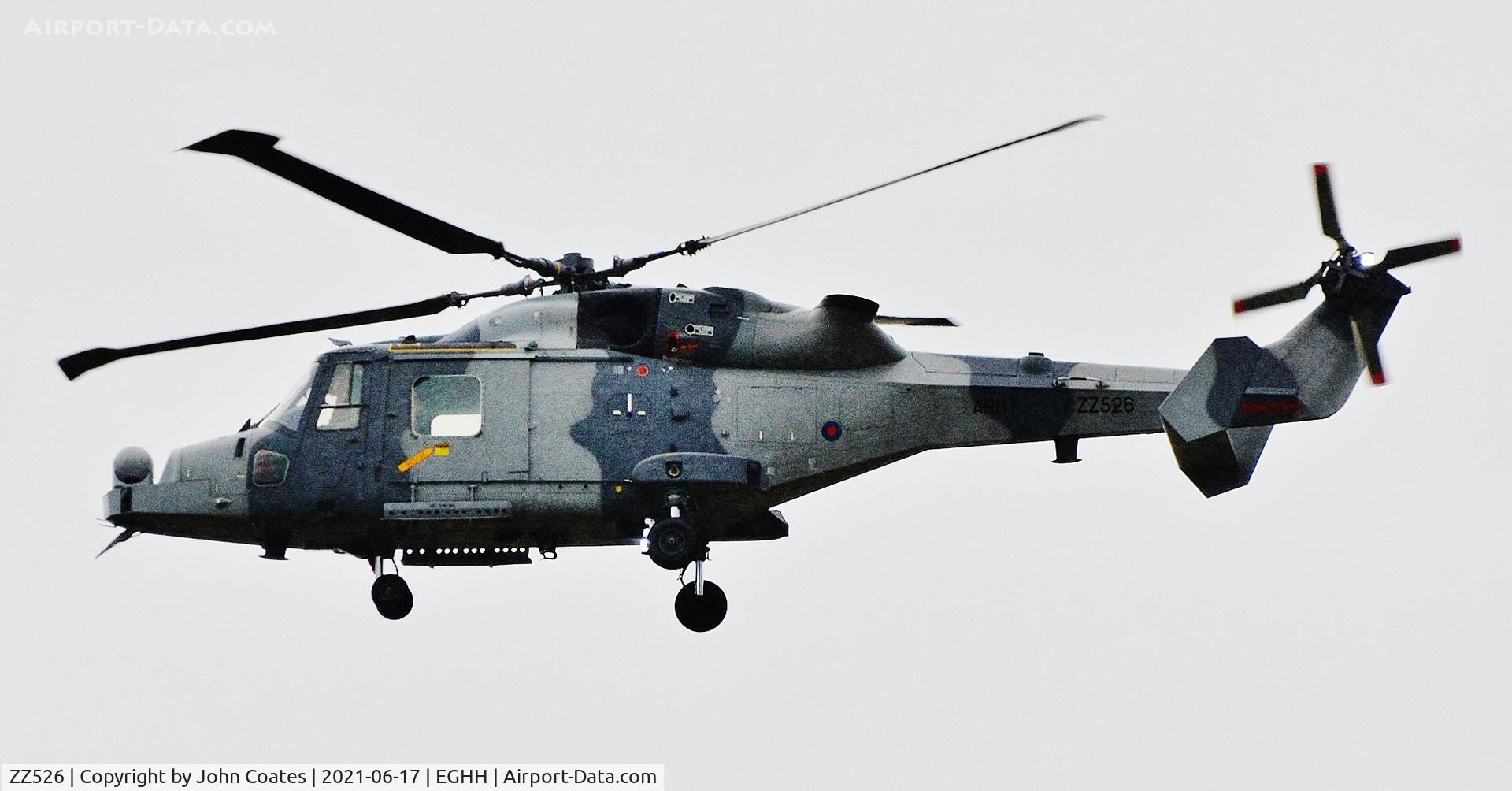 ZZ526, AgustaWestland AW-159 Wildcat AH.1 C/N 533, Training