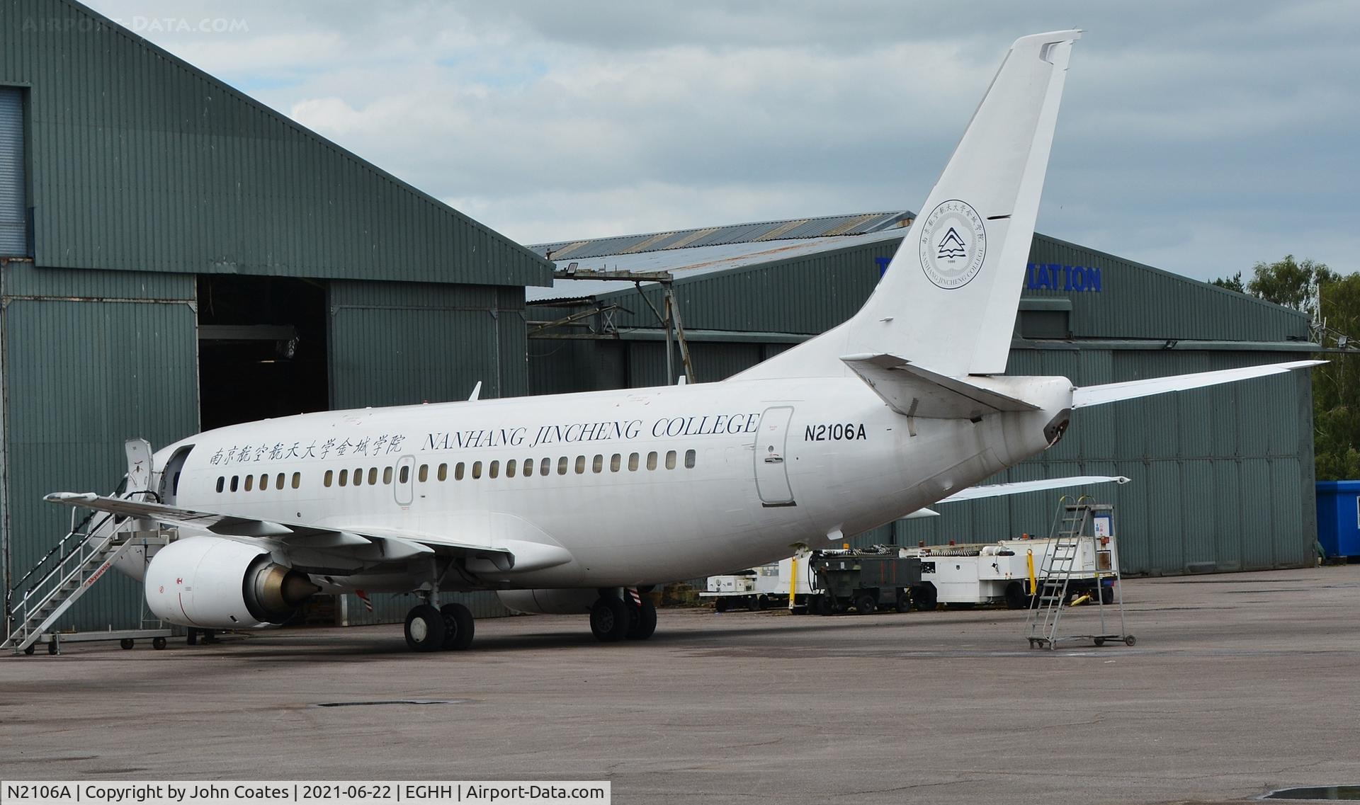 N2106A, 1992 Boeing 737-55D C/N 26542/2337, At European Avn.