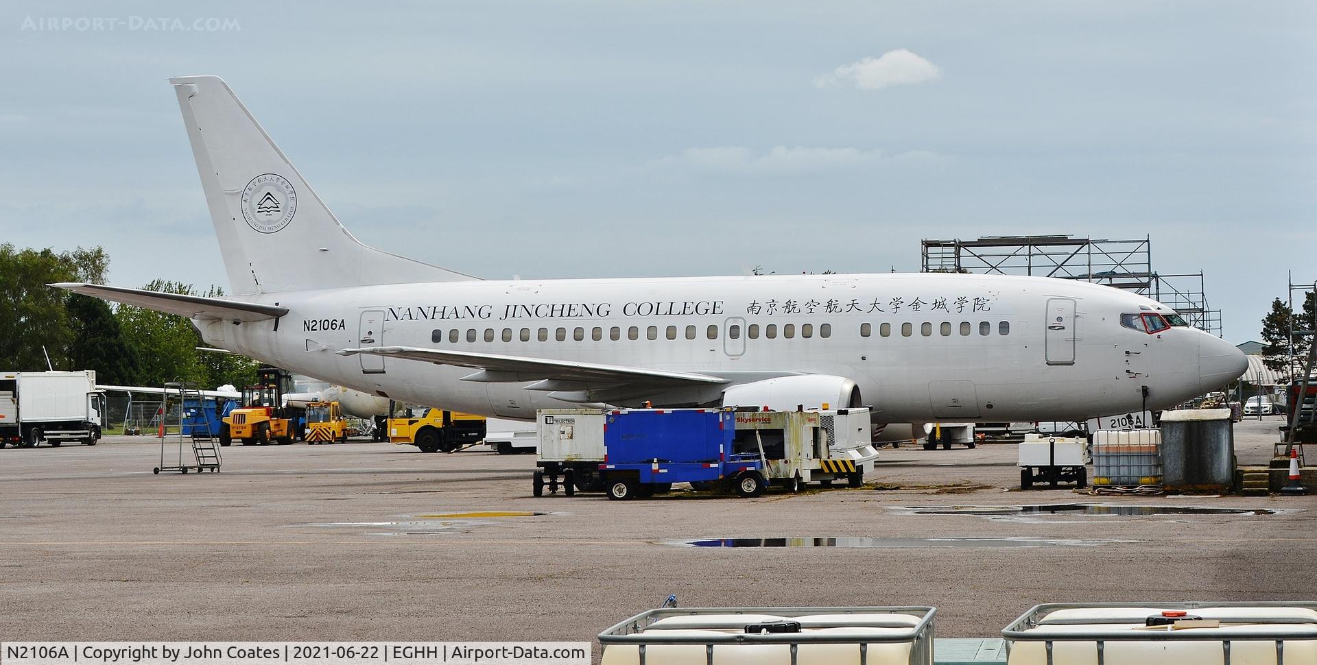 N2106A, 1992 Boeing 737-55D C/N 26542/2337, At European Avn.
