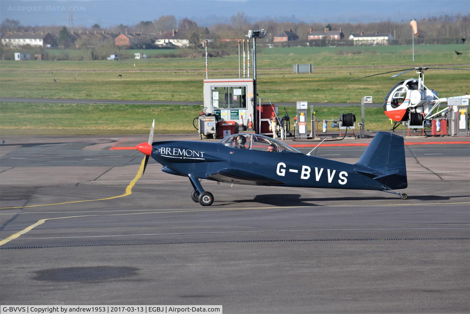 G-BVVS, 1995 Vans RV-4 C/N PFA 181-12324, G-BVVS at Gloucestershire Airport.