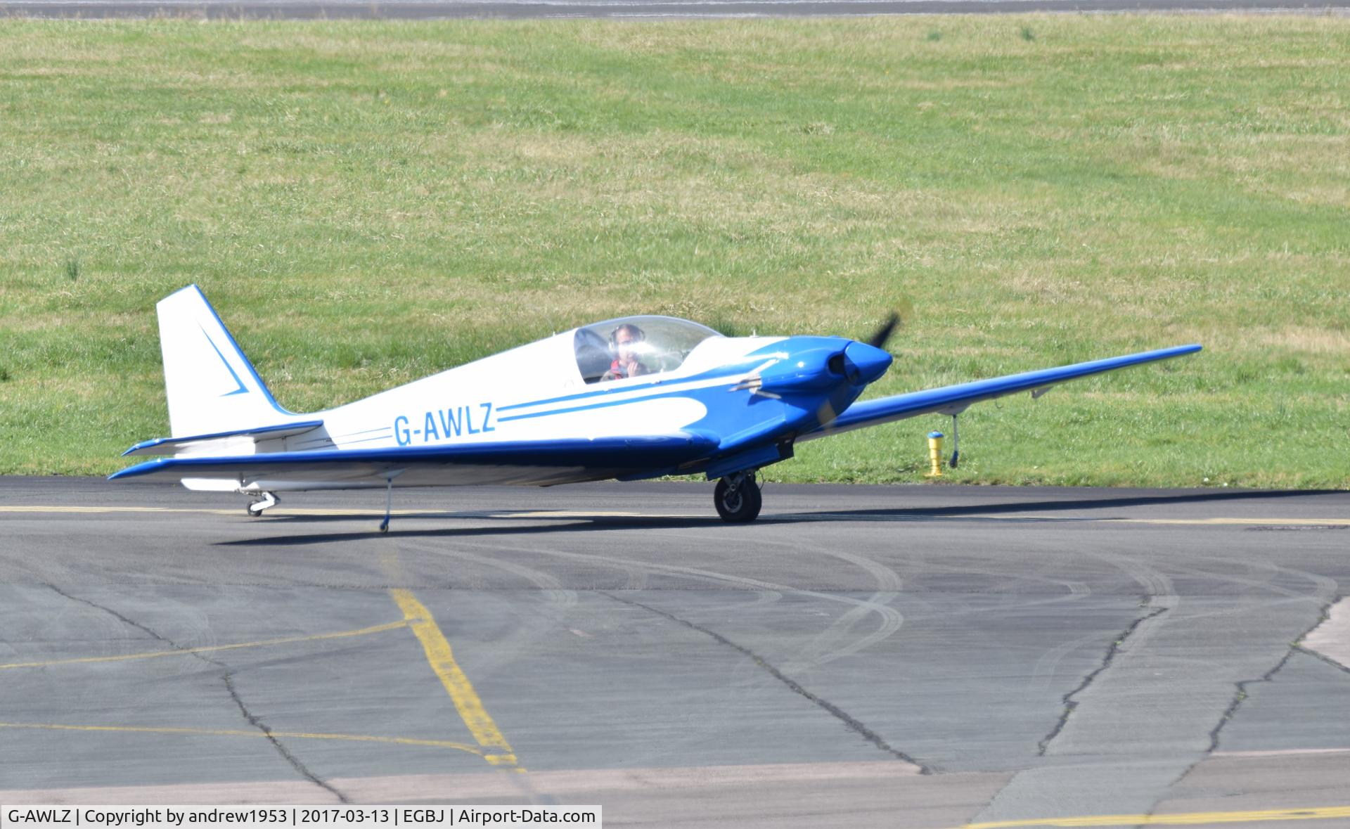 G-AWLZ, 1968 Sportavia-Putzer Fournier RF-4D C/N 4099, G-AWLZ at Gloucestershire Airport.