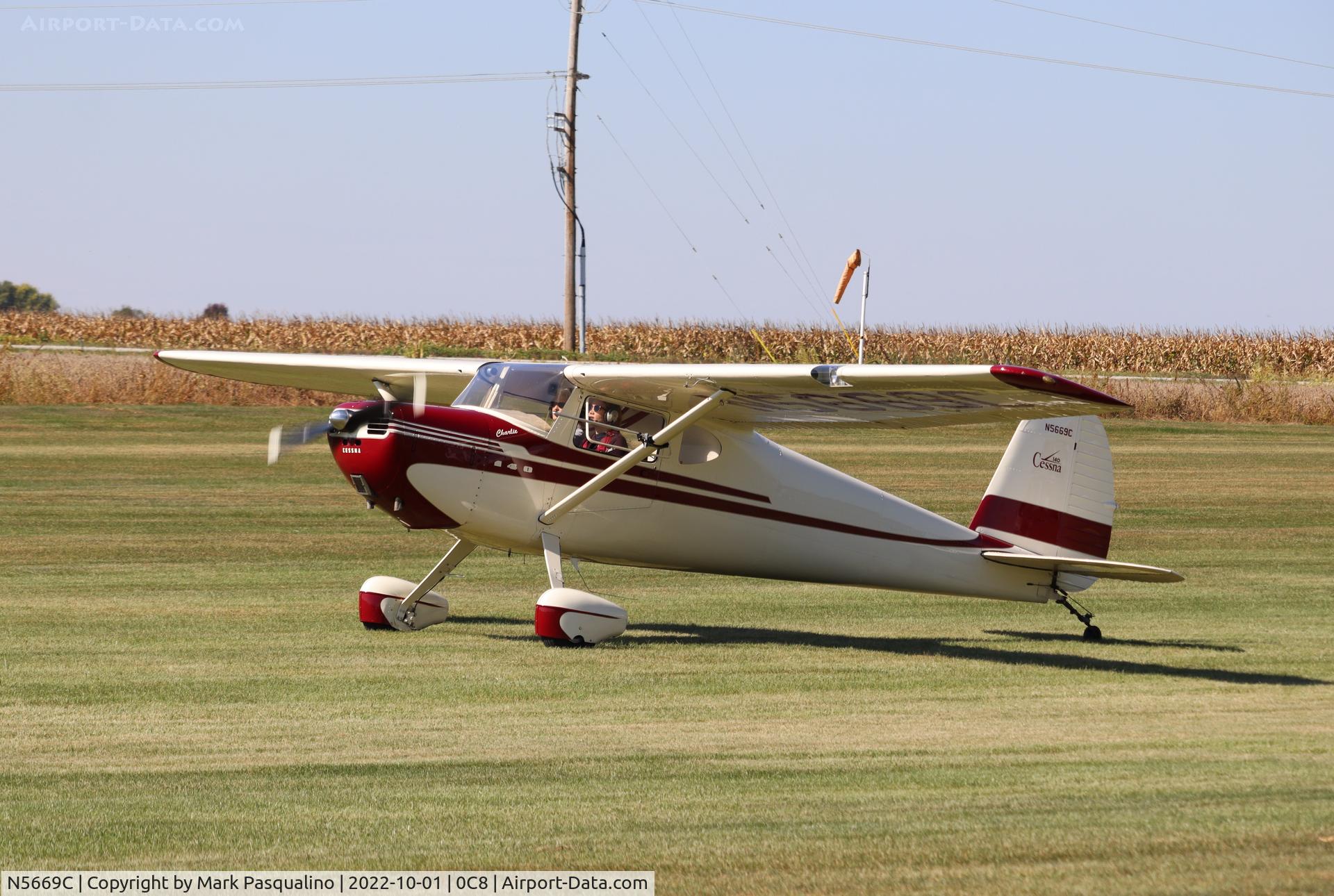 N5669C, 1950 Cessna 140A C/N 15625, Cessna 140A