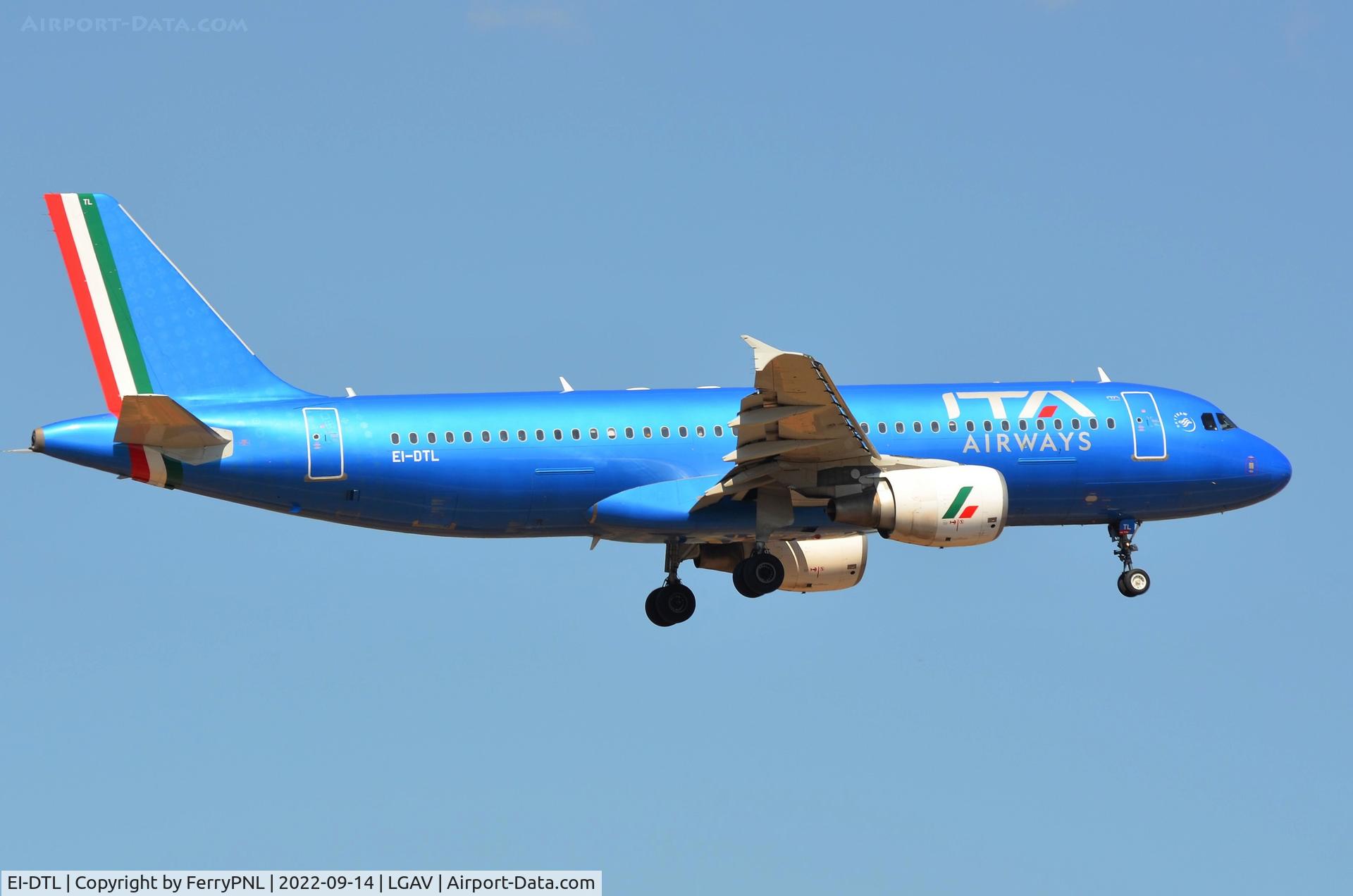 EI-DTL, 2009 Airbus A320-216 C/N 4108, Arrival of ITA A320