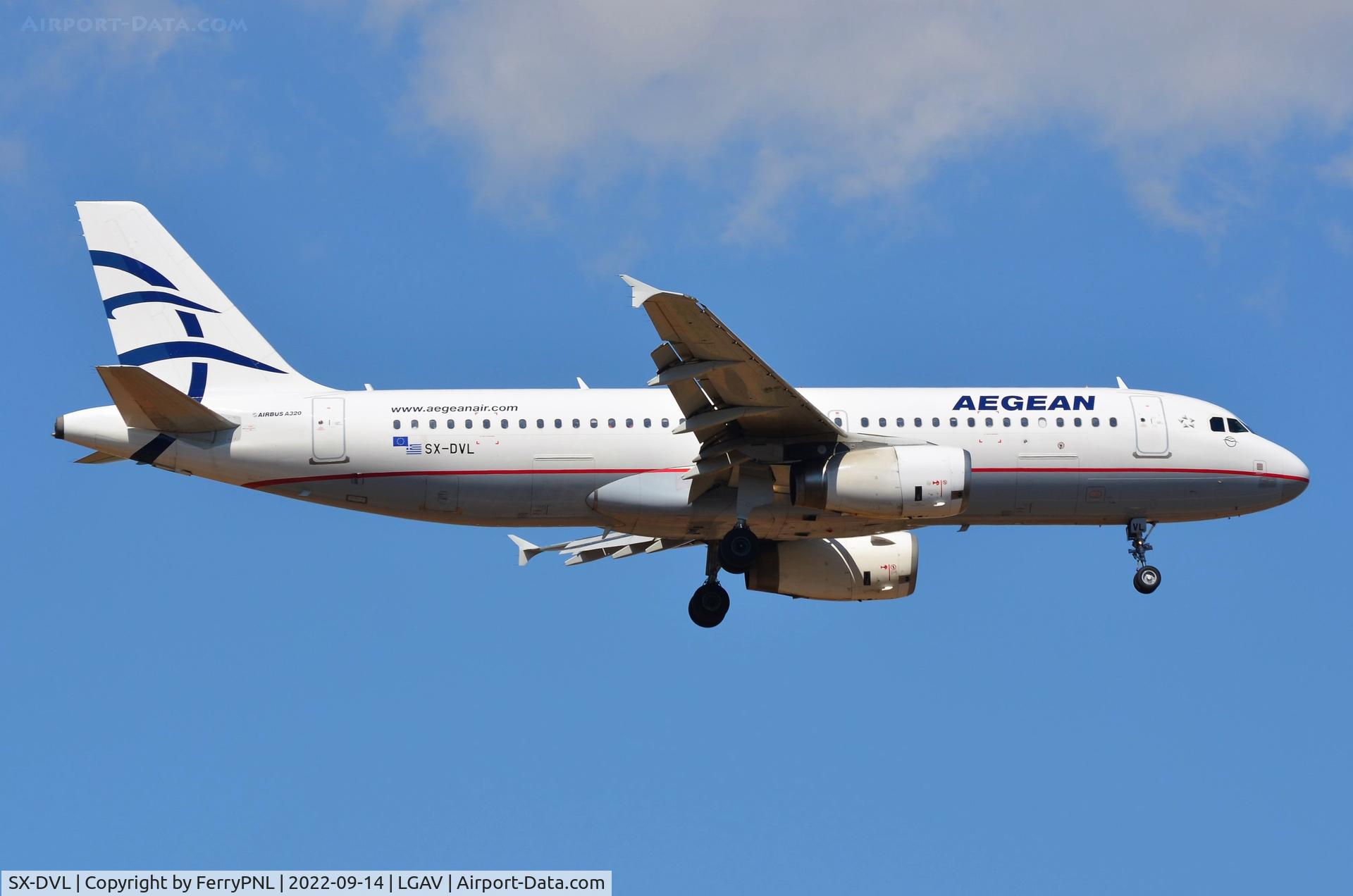 SX-DVL, 2008 Airbus A320-232 C/N 3423, My ride home: Aegean A320