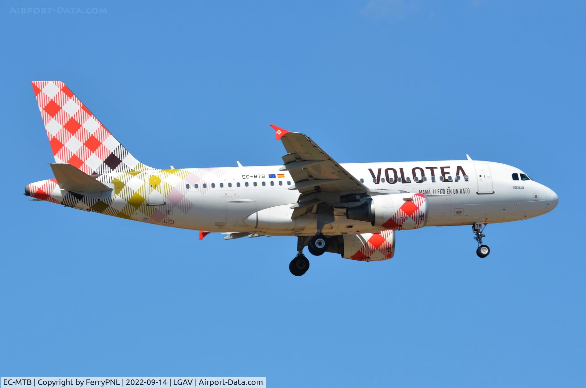 EC-MTB, 2002 Airbus A319-111 C/N 1684, Volotea A319