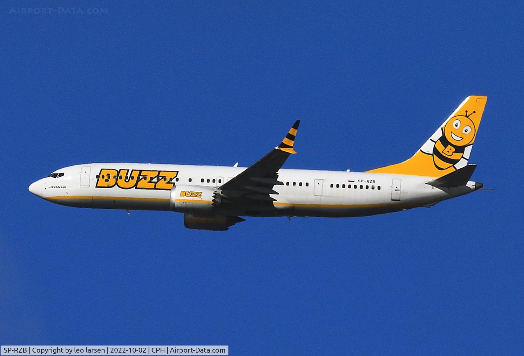 SP-RZB, 2019 Boeing 737-8-200 MAX C/N 62313, Copenhagen 2.10.2022