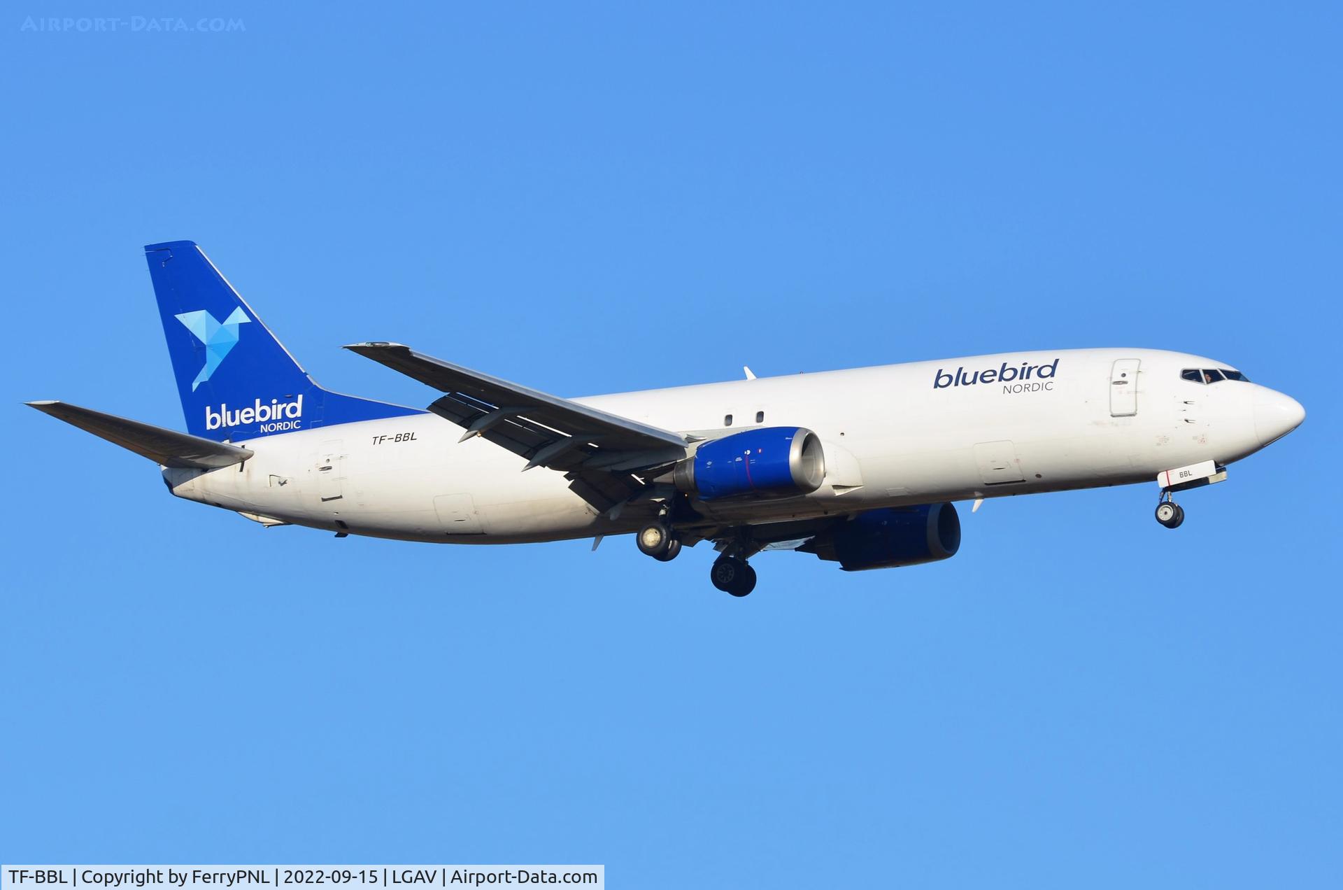 TF-BBL, 1997 Boeing 737-490 C/N 28887, Bluebird Nordic B734 freighter