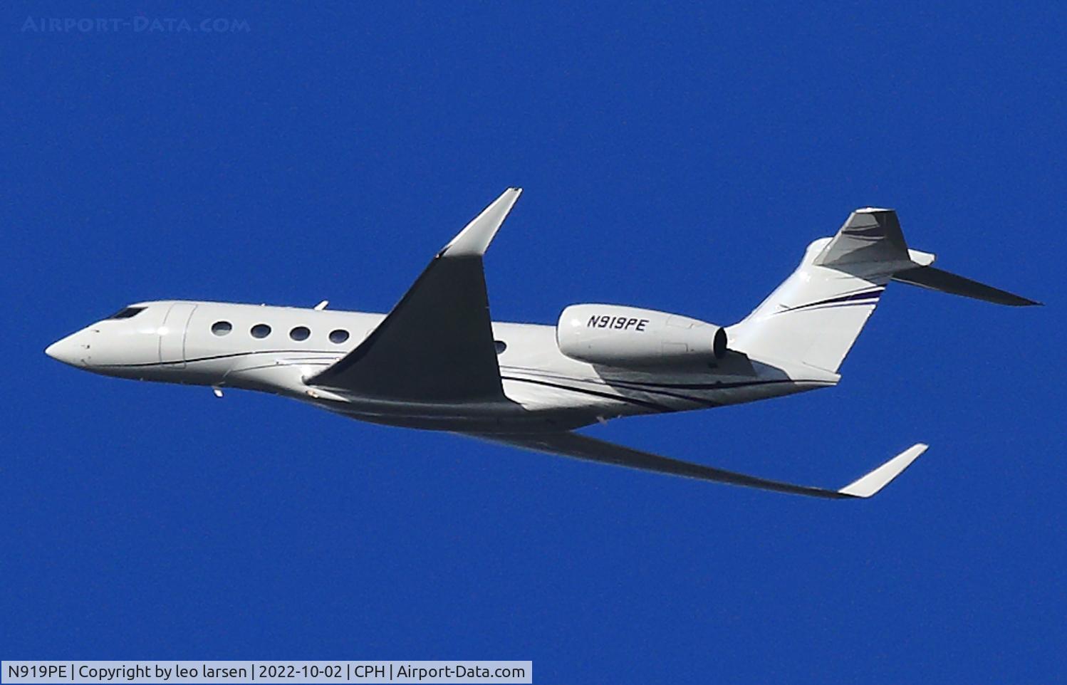 N919PE, 2016 Gulfstream G-VI (G650ER) C/N 6243, Copenhagen 2.10.2022