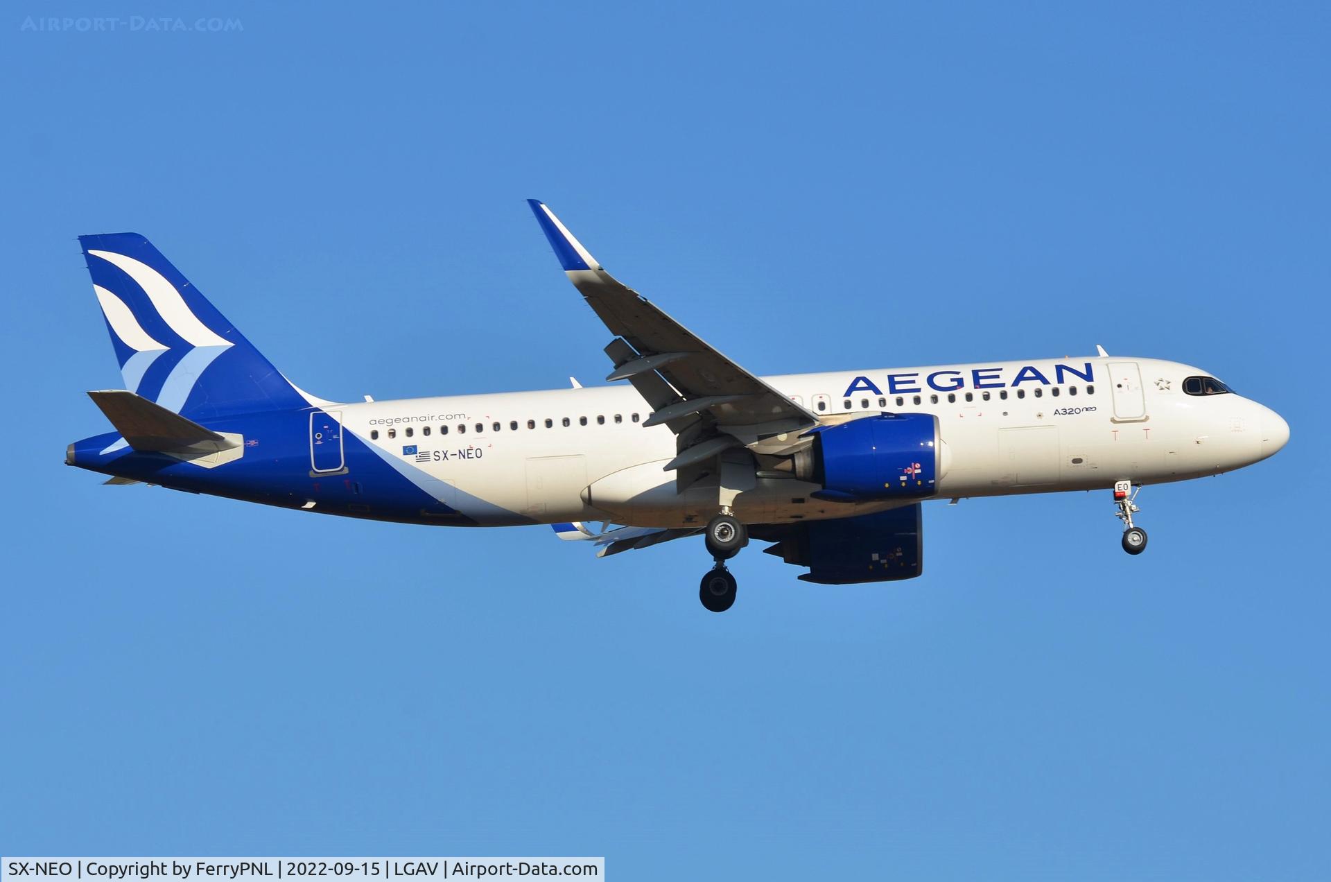 SX-NEO, 2019 Airbus A320-271N C/N 9400, Aegean A320N