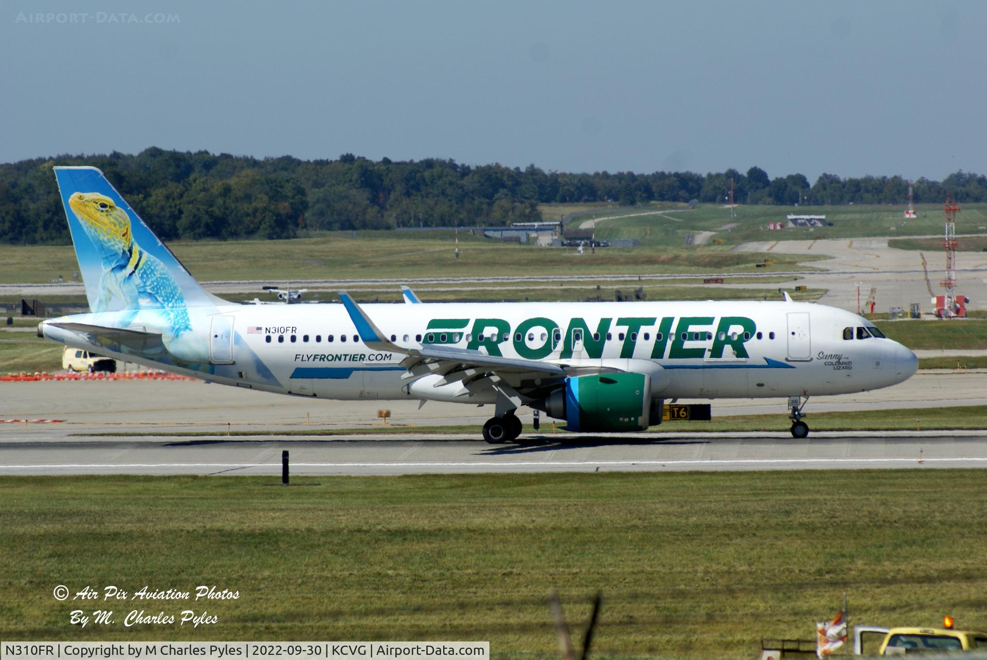 N310FR, 2017 Airbus A320-251N C/N 7600, Sunny arrives CVG