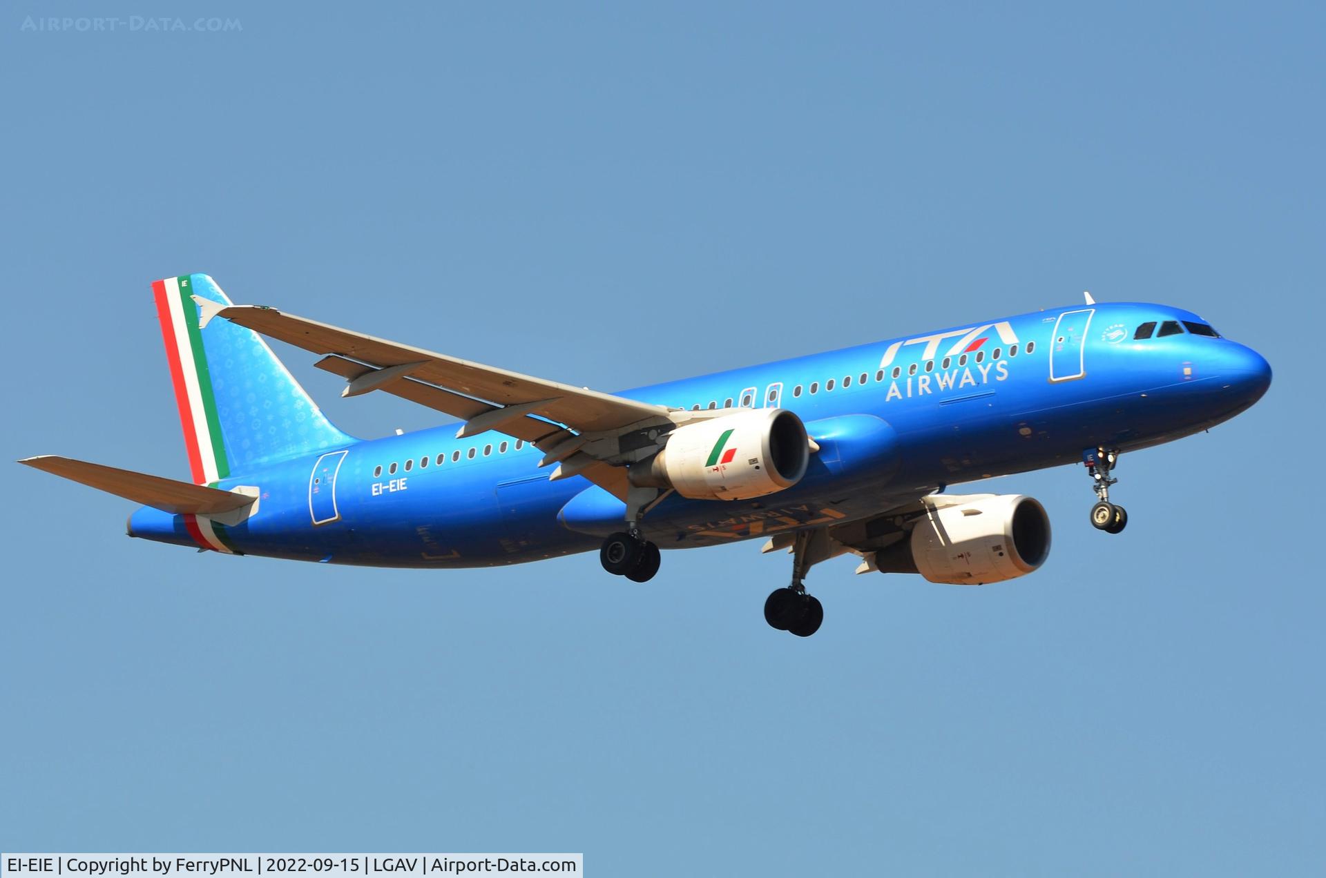EI-EIE, 2010 Airbus A320-216 C/N 4536, ITA A320 arriving in ATH