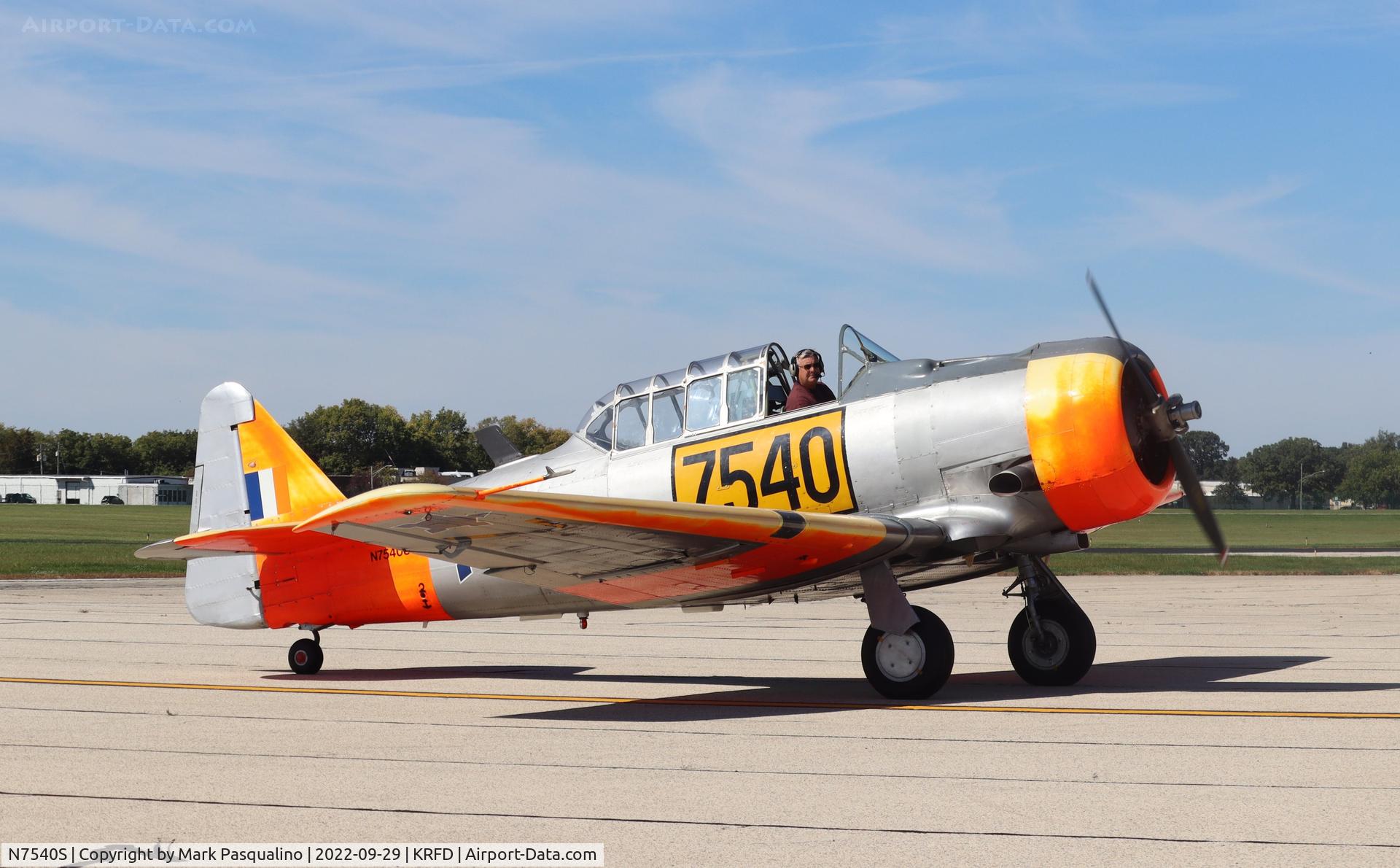 N7540S, 1943 North American AT-6D C/N 8815344, North American AT-6D