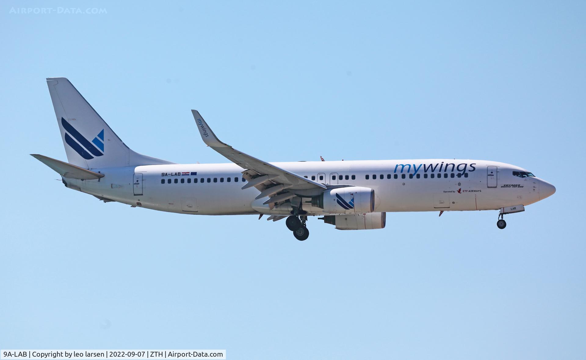 9A-LAB, 2001 Boeing 737-8K5 C/N 30882, Zakynthos 7.9.2022